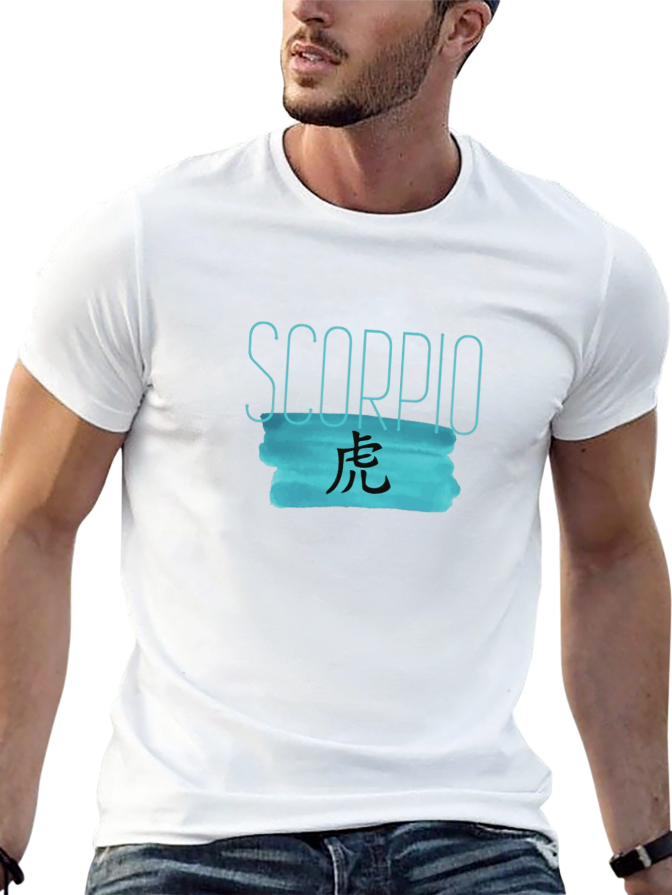 Scorpio Zodiac Graphic Print T-Shirt
