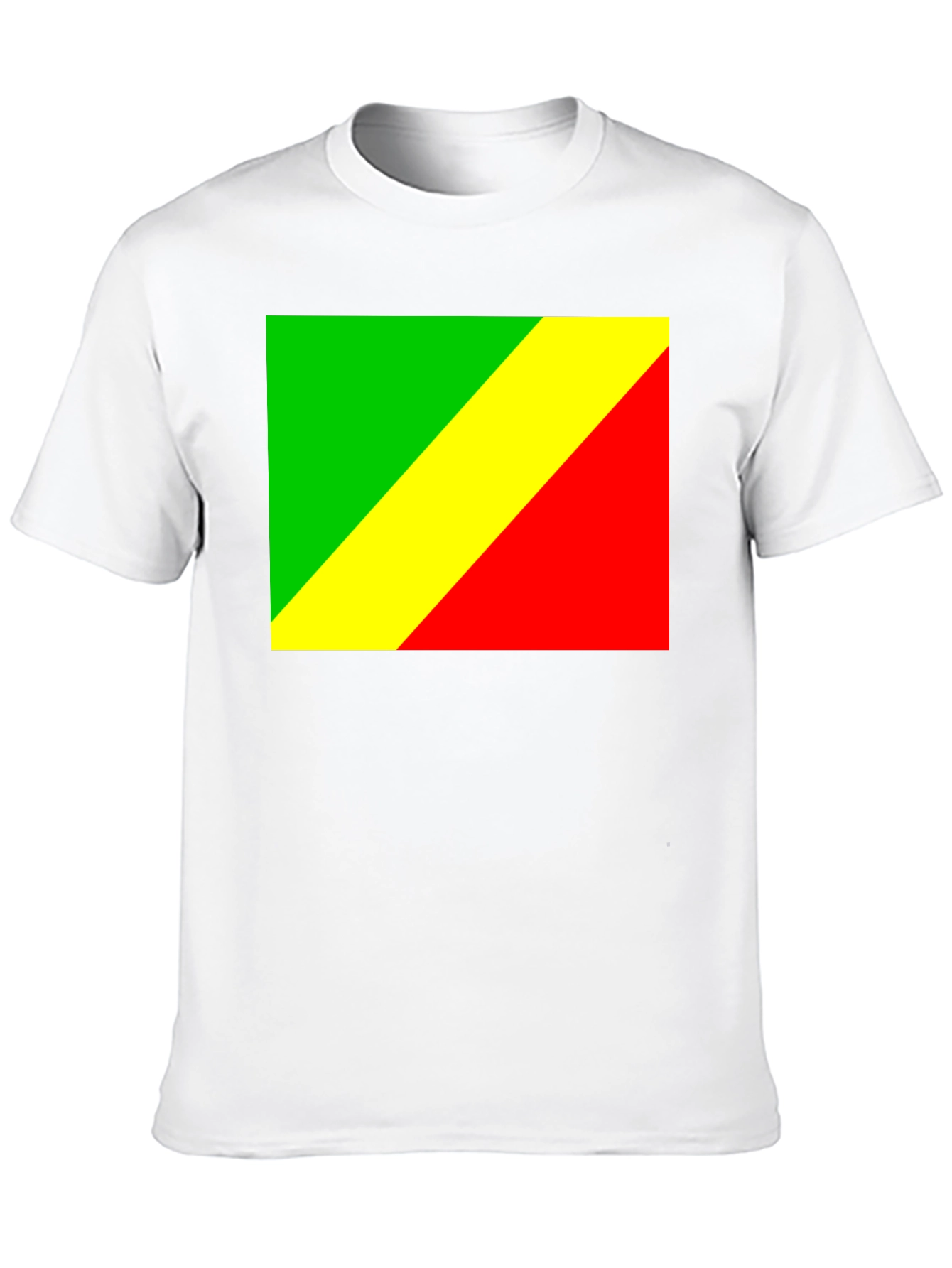 Republic of the Congo Flag T-Shirt - Black