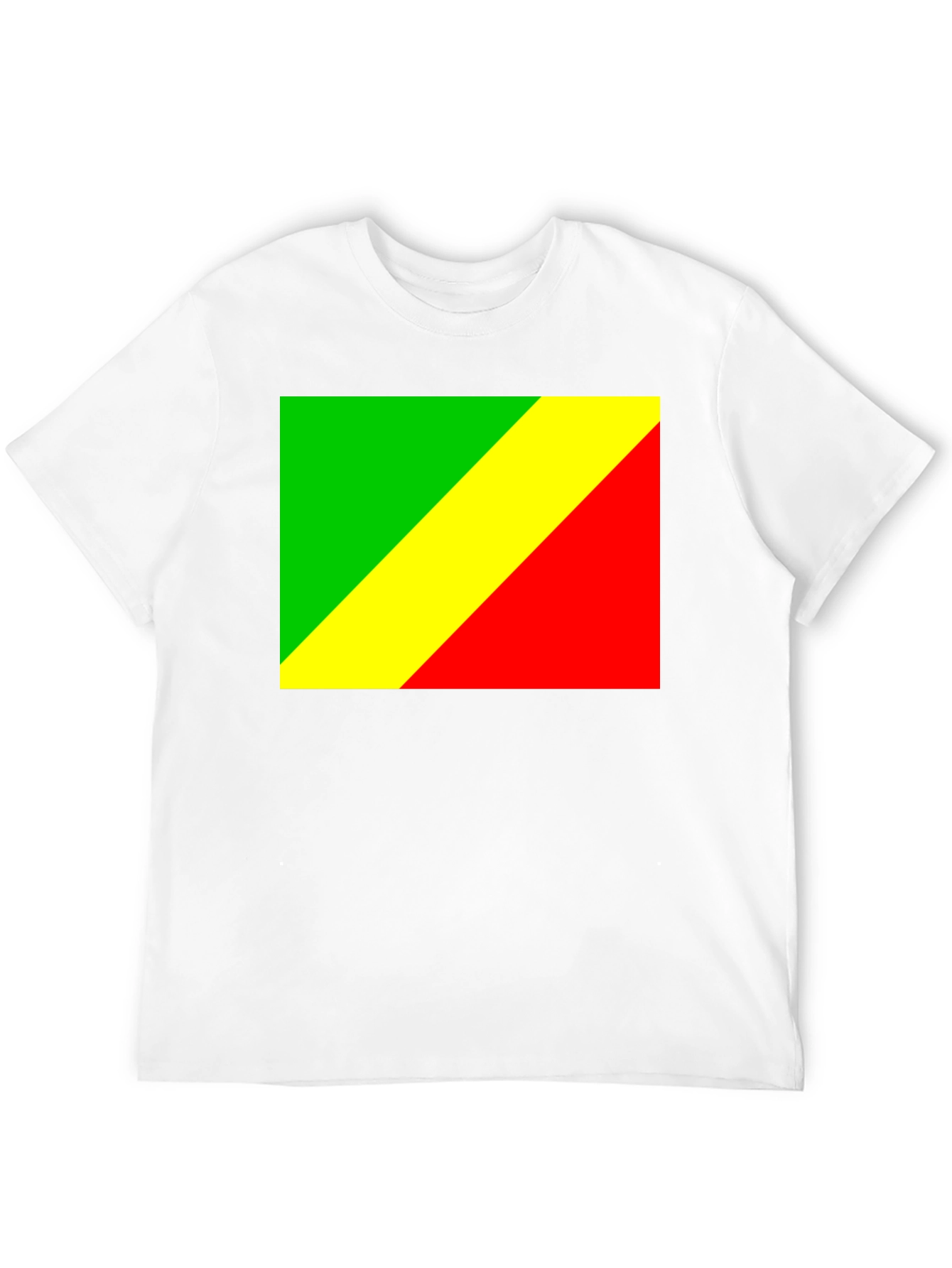 Republic of the Congo Flag T-Shirt - Black