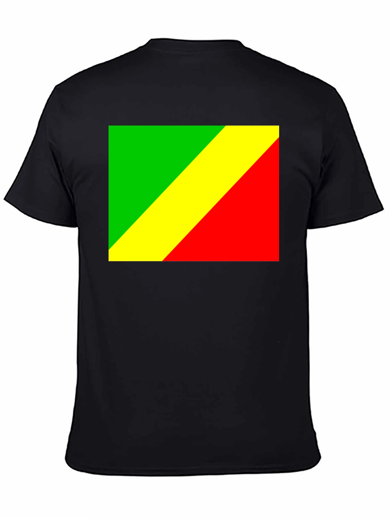 Republic of the Congo Flag T-Shirt - Black