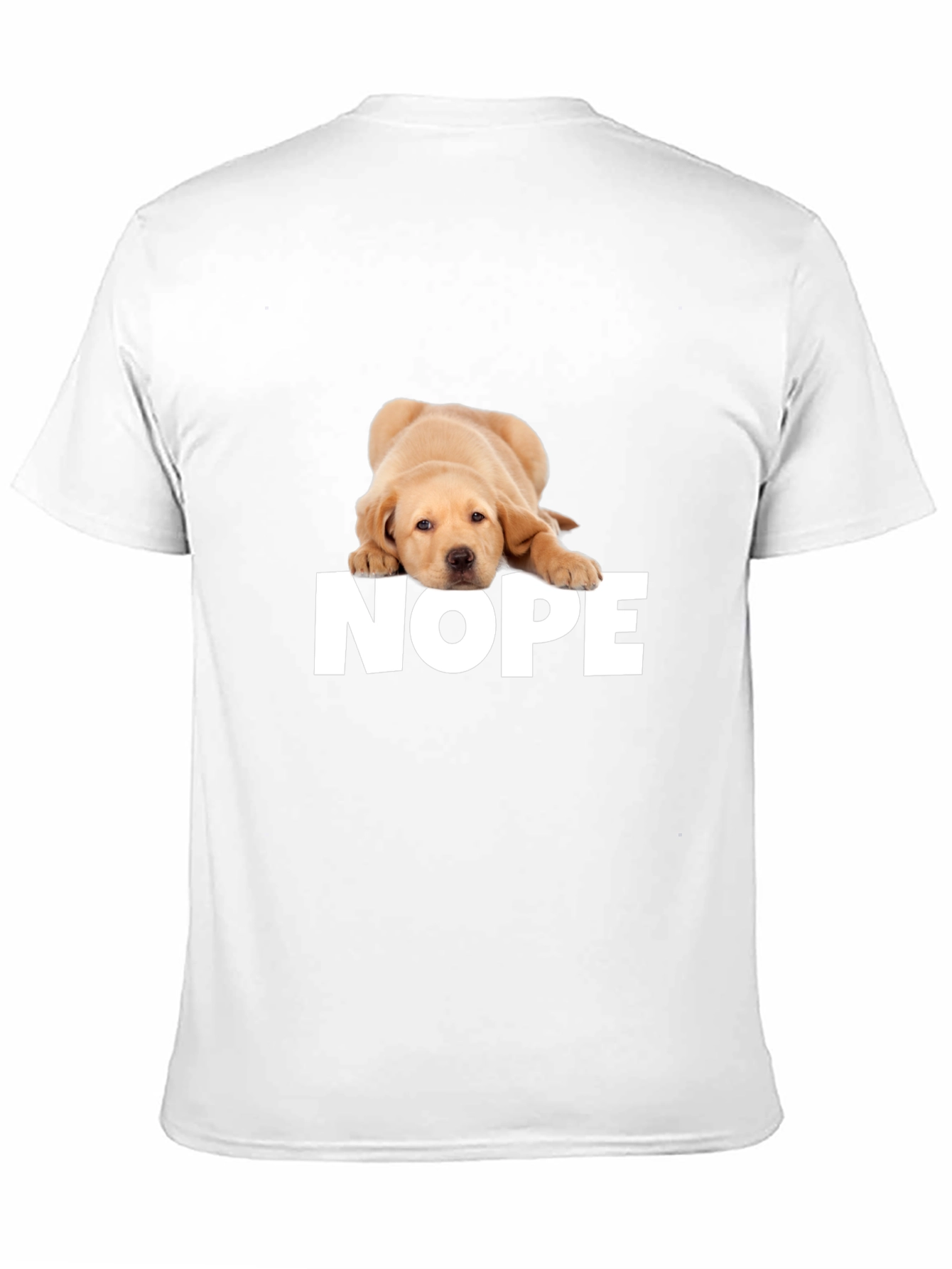Nope Dog T-Shirt - Funny Graphic Tee