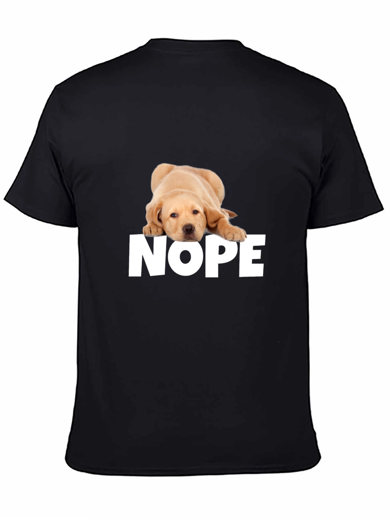 Nope Dog T-Shirt - Funny Graphic Tee