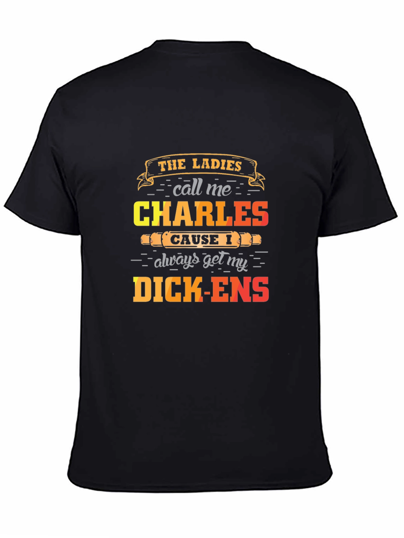 Humorous Charles Dickens Graphic Tee