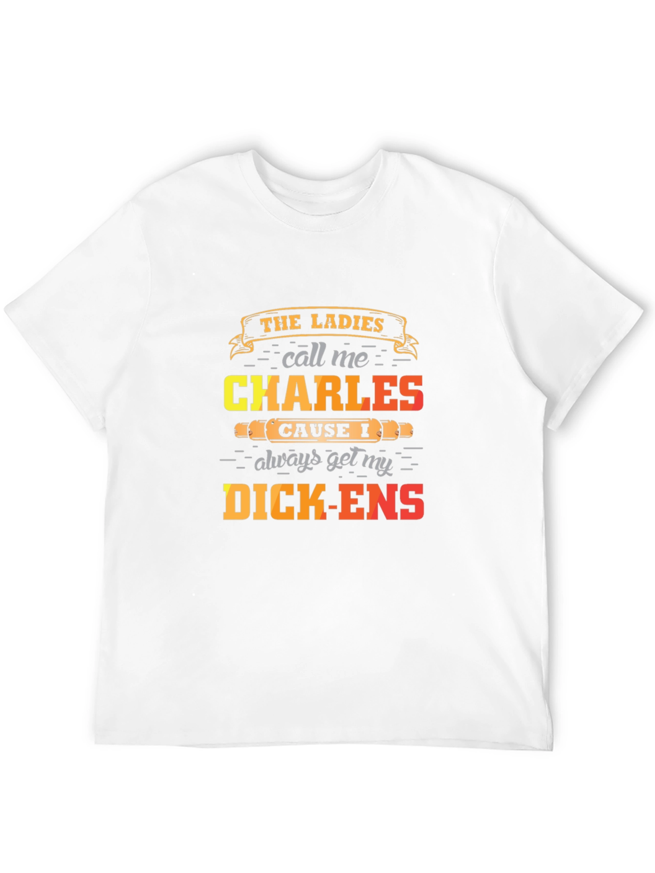 Humorous Charles Dickens Graphic Tee