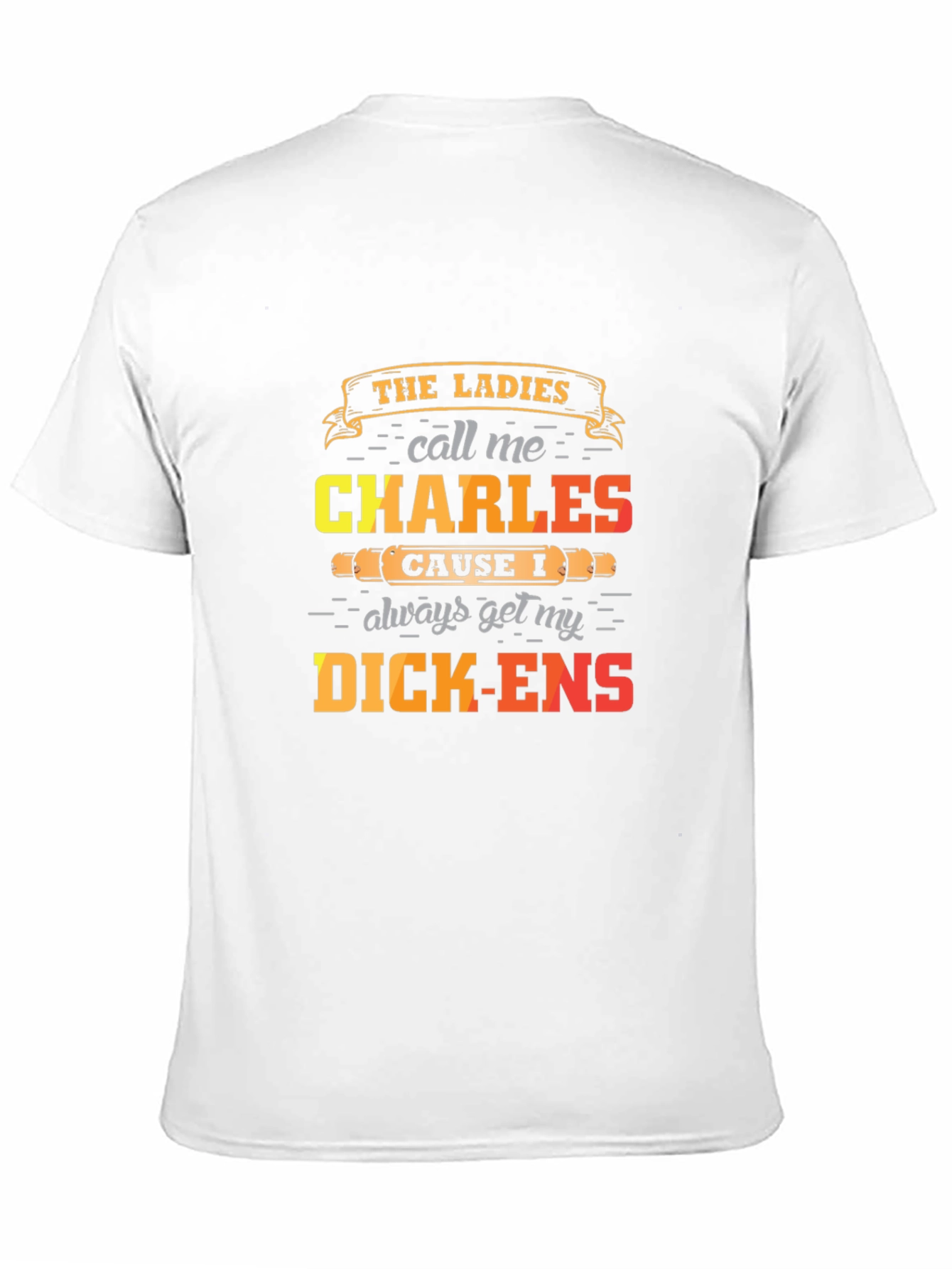 Humorous Charles Dickens Graphic Tee