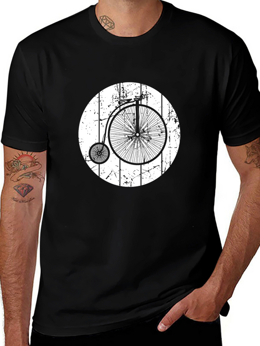 Vintage Bicycle Graphic Tee - Retro Style