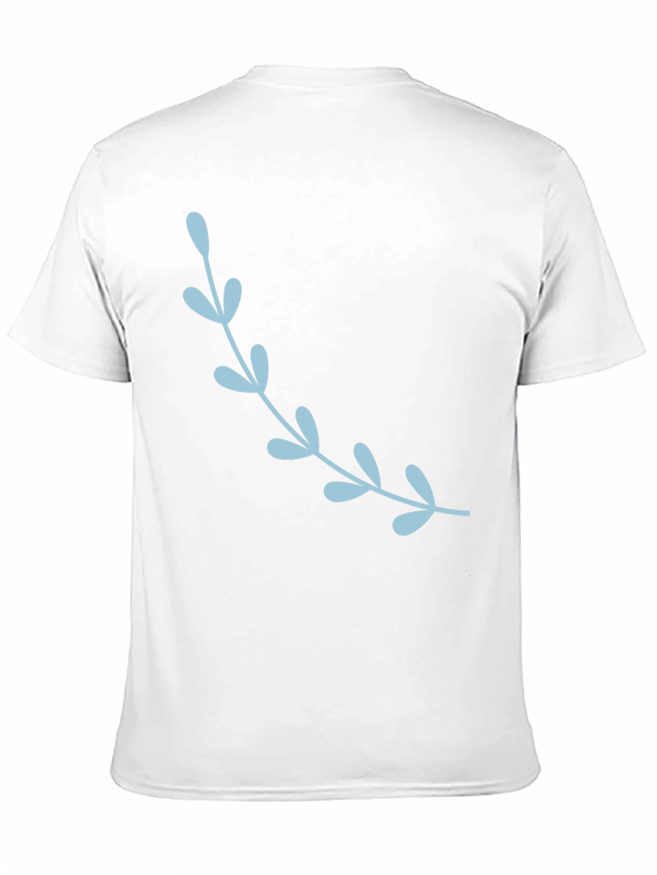 Stylish Black T-Shirt with Floral Accent