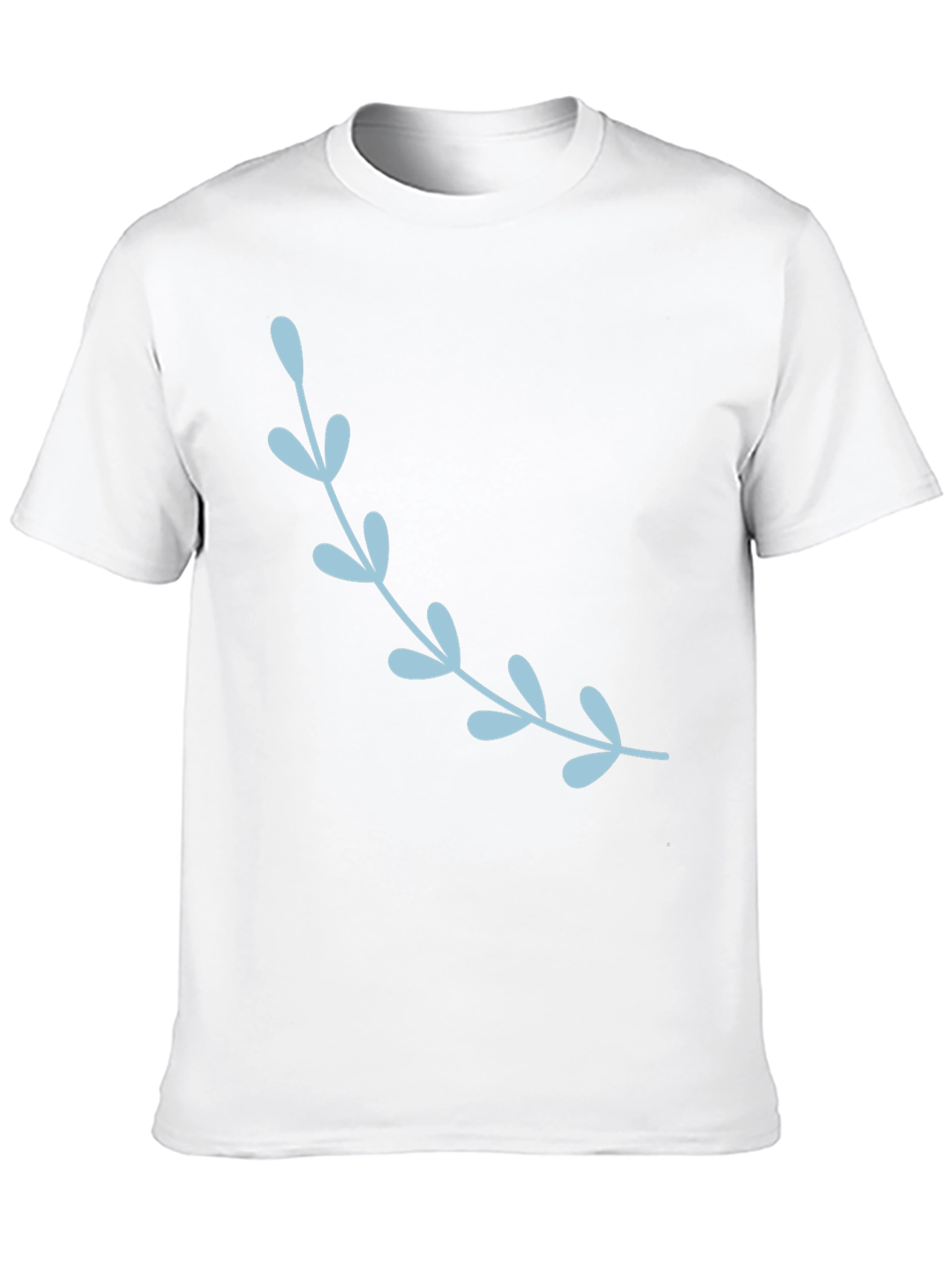 Stylish Black T-Shirt with Floral Accent