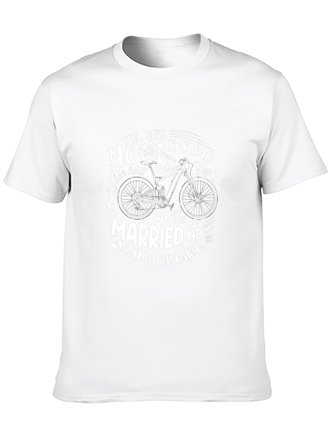 Cycling T-Shirt: Married No Imaginary