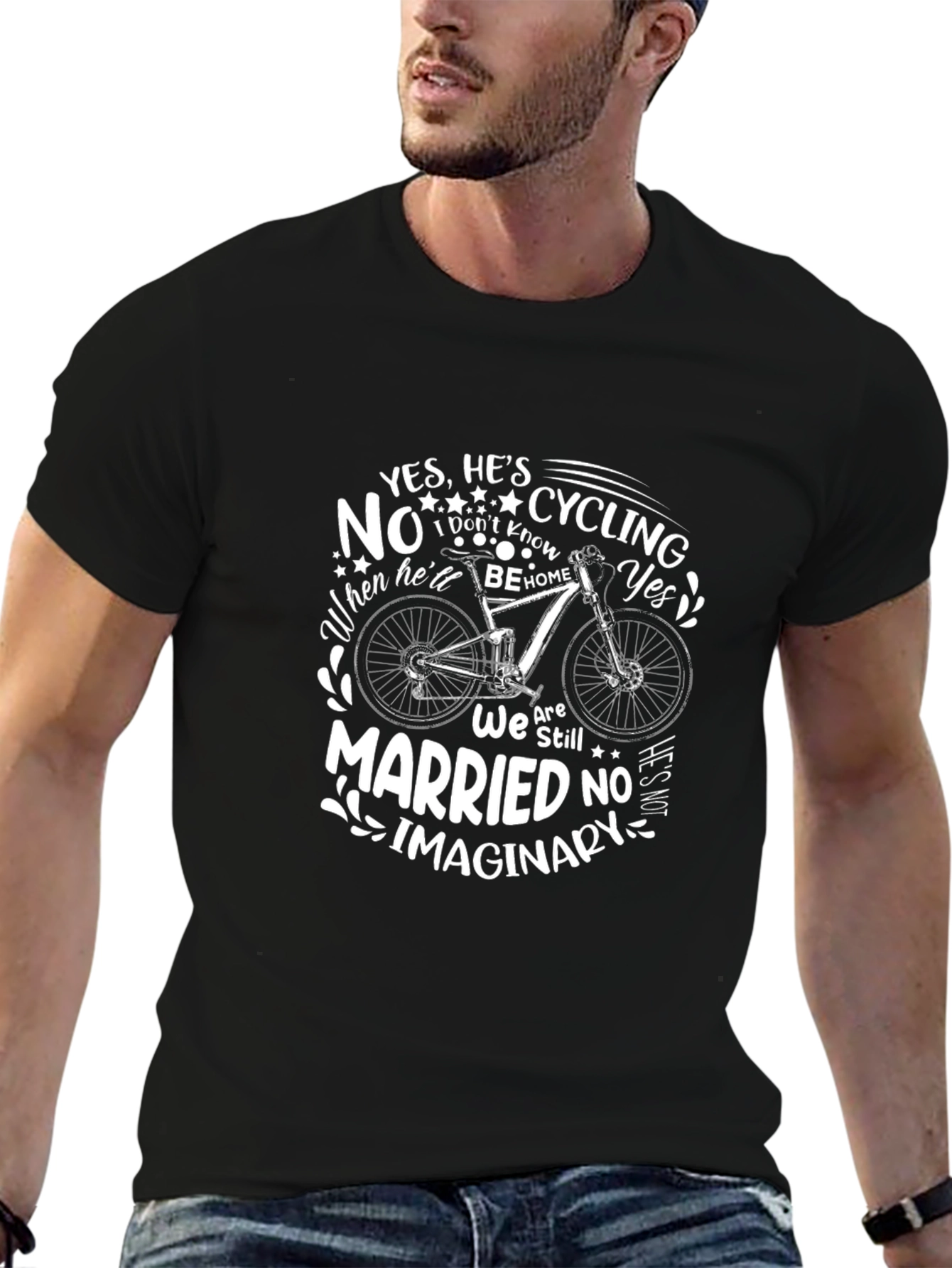 Cycling T-Shirt: Married No Imaginary