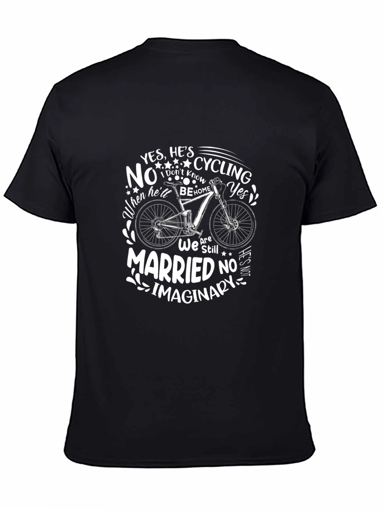 Cycling T-Shirt: Married No Imaginary