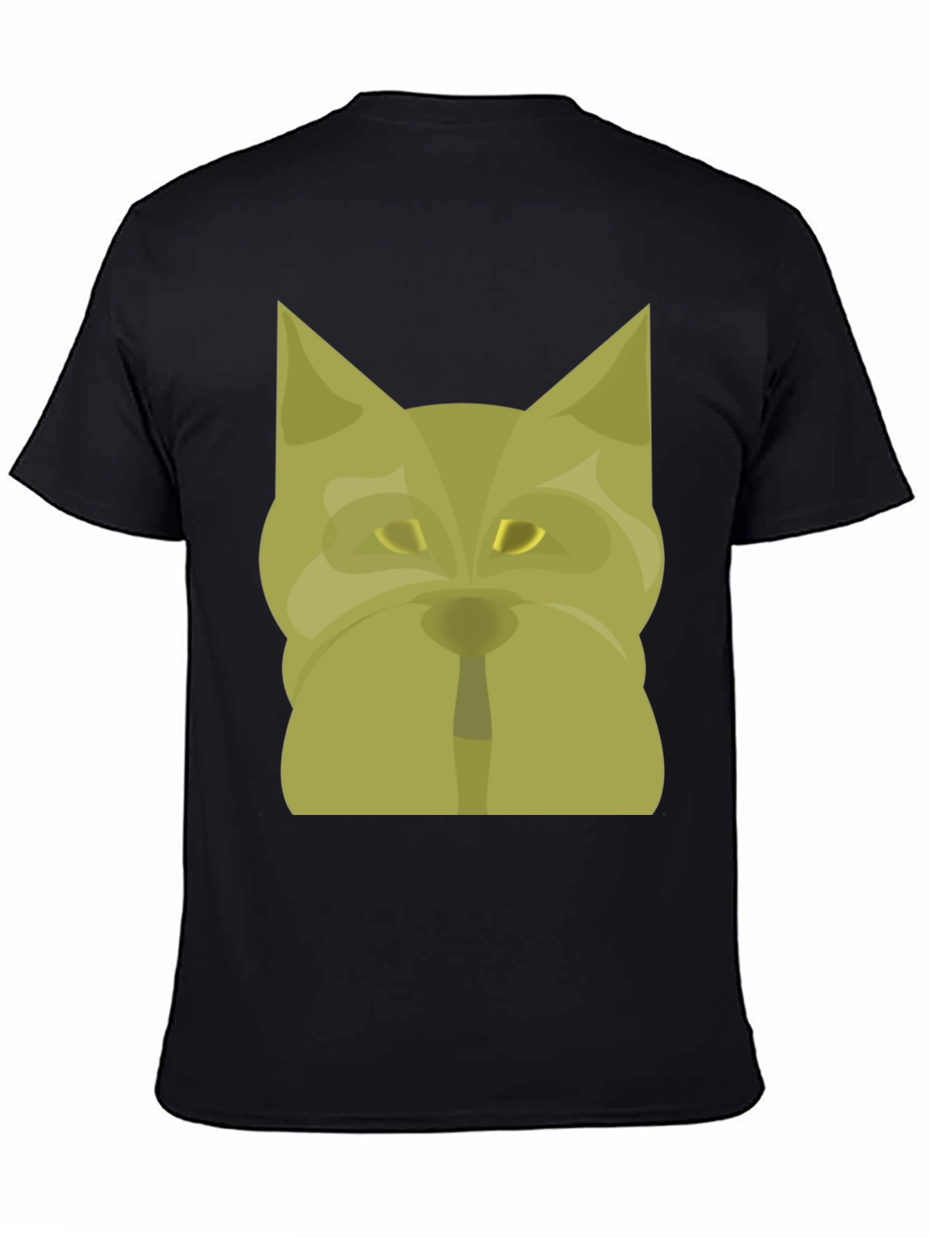 Cool Graphic Tee - Geometric Dog Design