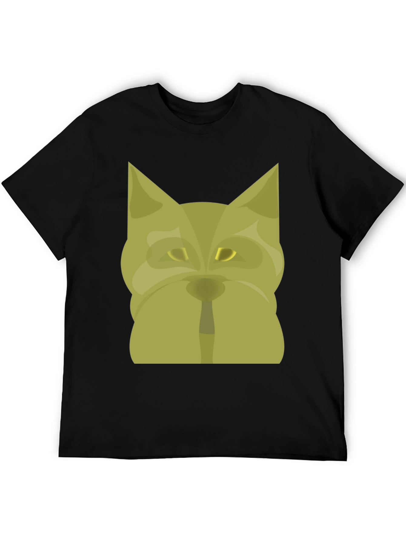 Cool Graphic Tee - Geometric Dog Design