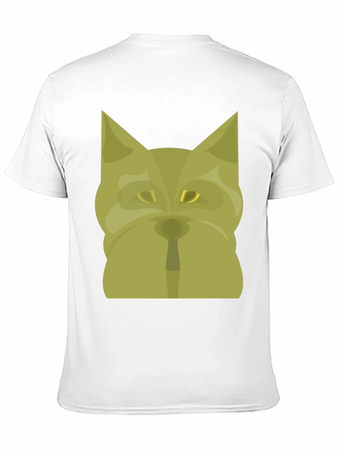 Cool Graphic Tee - Geometric Dog Design