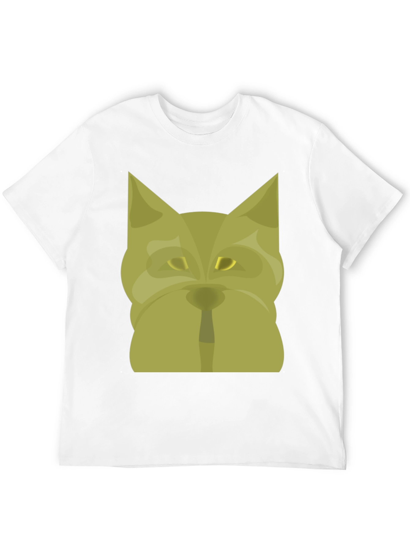 Cool Graphic Tee - Geometric Dog Design