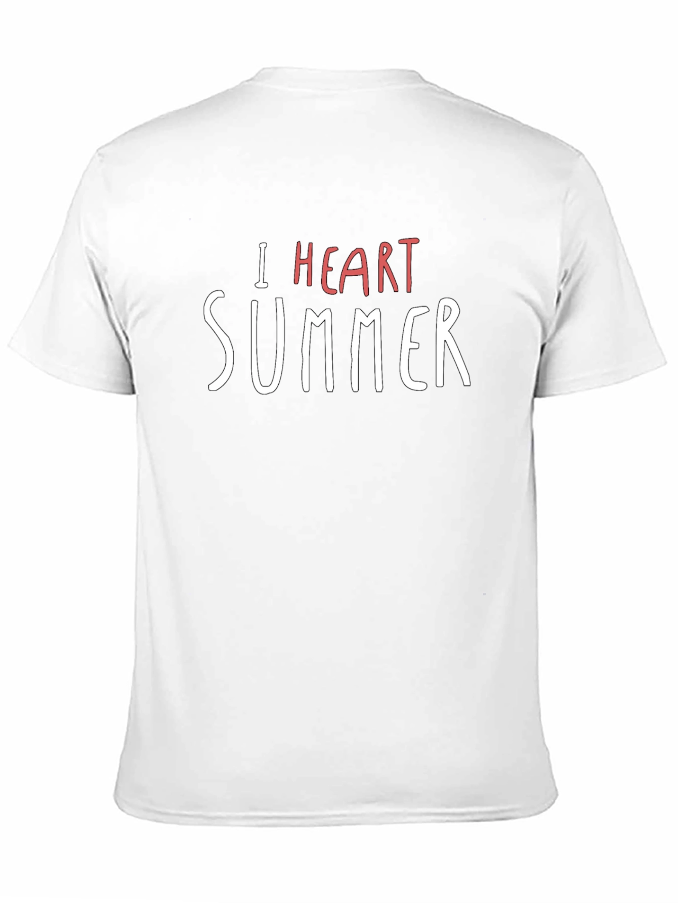 I Heart Summer Black T-Shirt