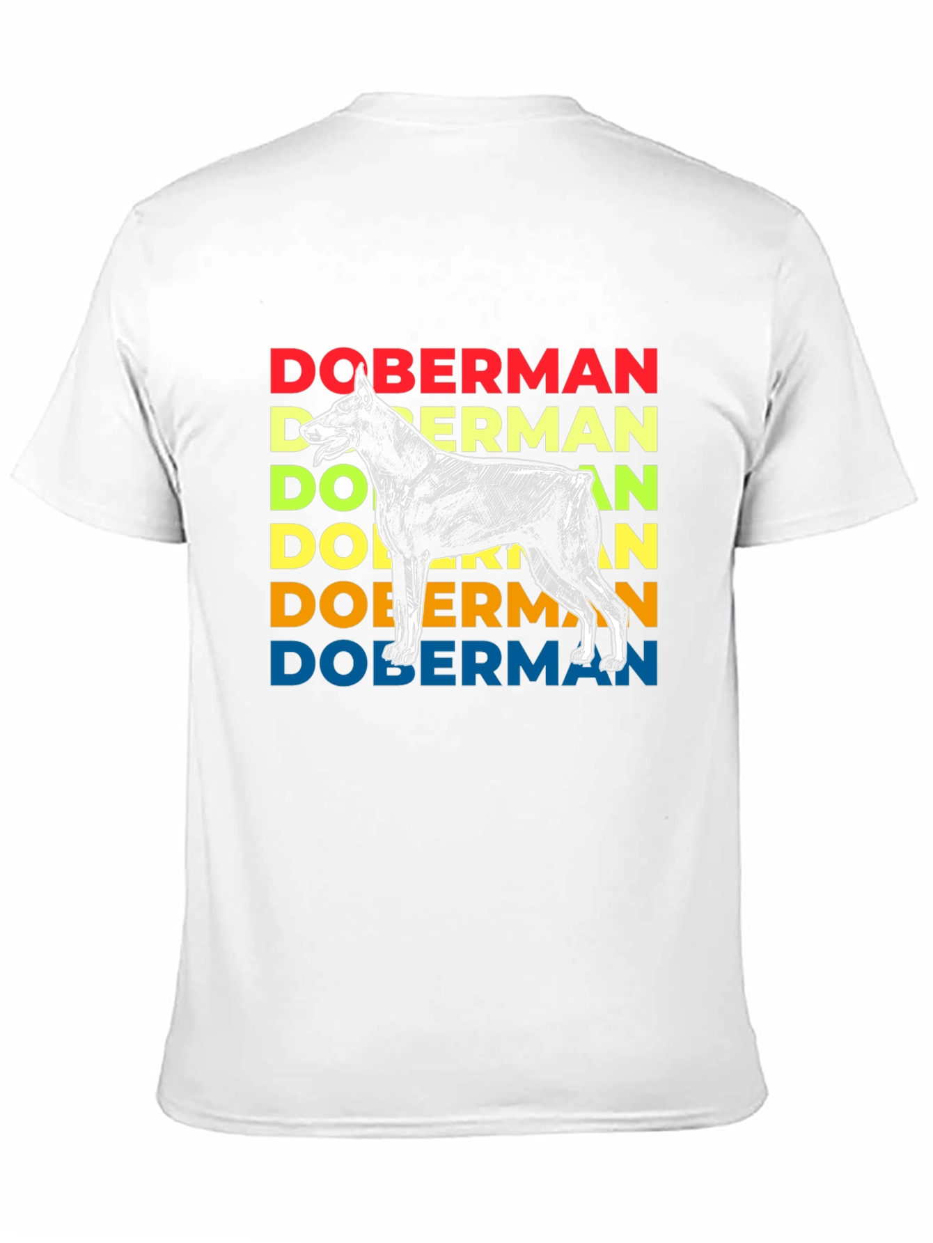 Doberman Dog Retro Graphic T-Shirt