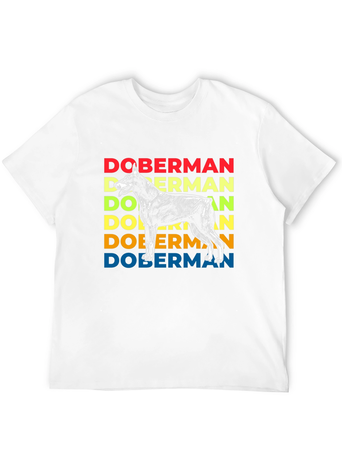 Doberman Dog Retro Graphic T-Shirt
