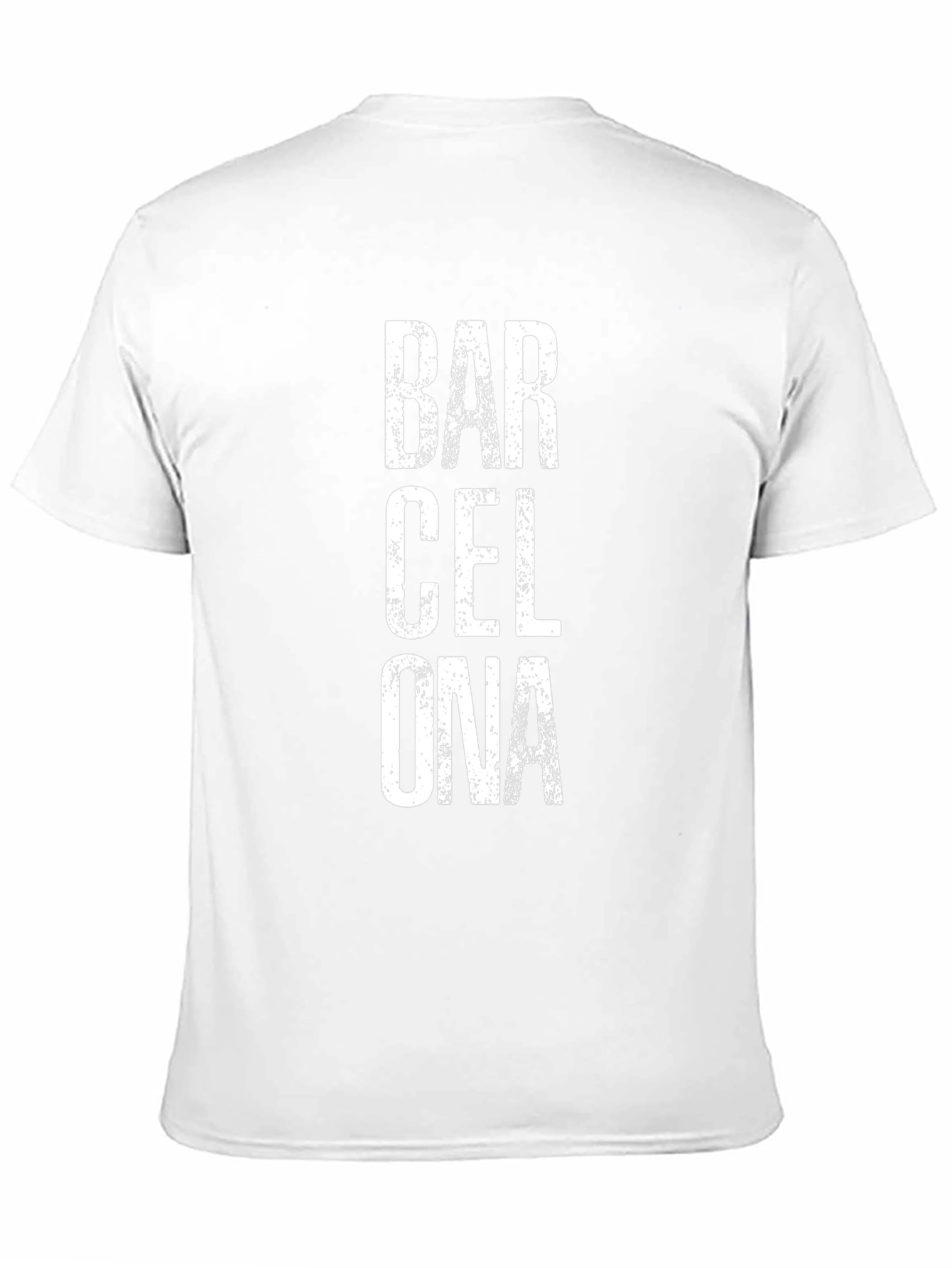 Barcelona Text Graphic T-Shirt - Casual Wear