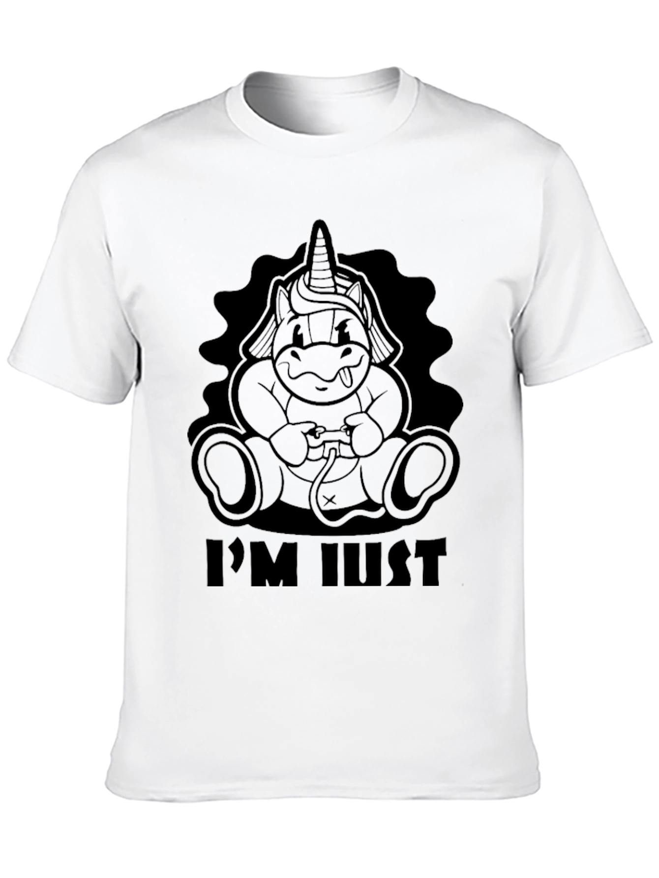 Gamer Unicorn T-Shirt - Black