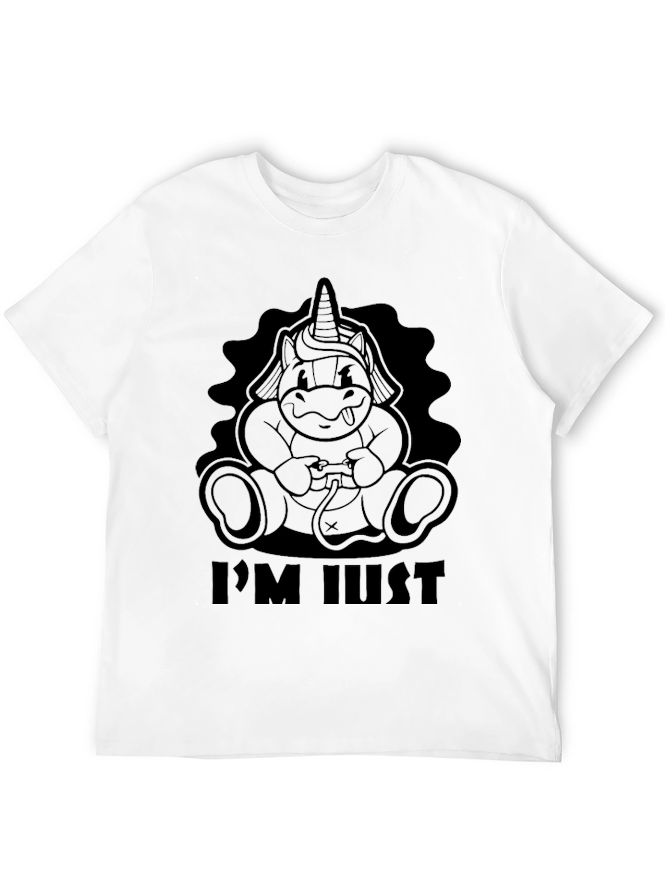 Gamer Unicorn T-Shirt - Black