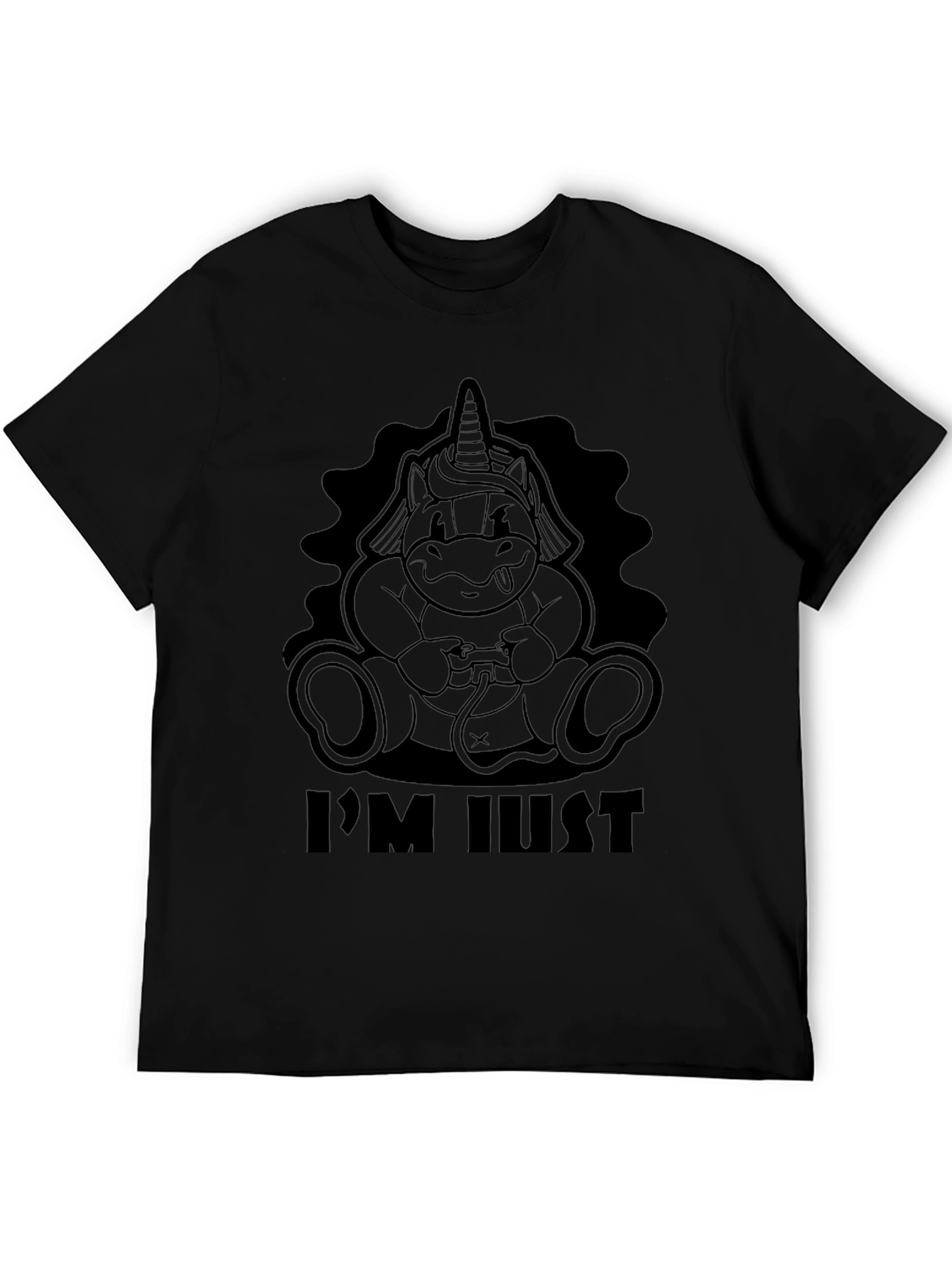 Gamer Unicorn T-Shirt - Black