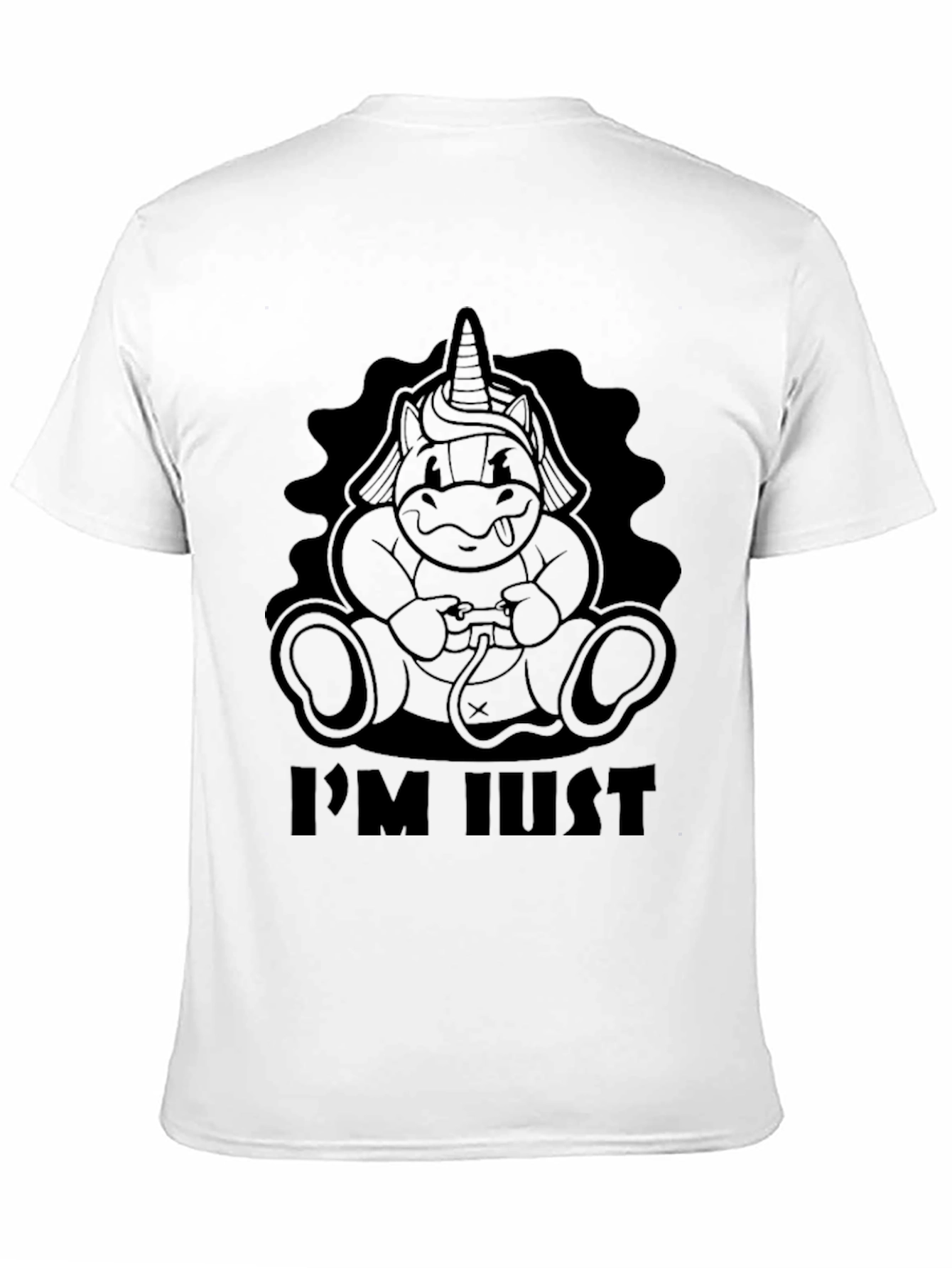 Gamer Unicorn T-Shirt - Black