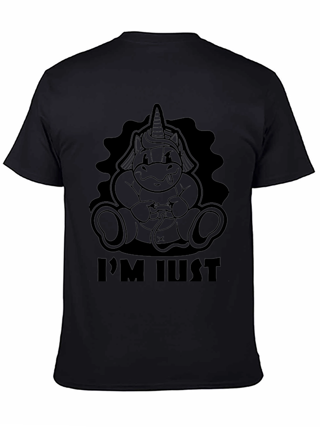 Gamer Unicorn T-Shirt - Black