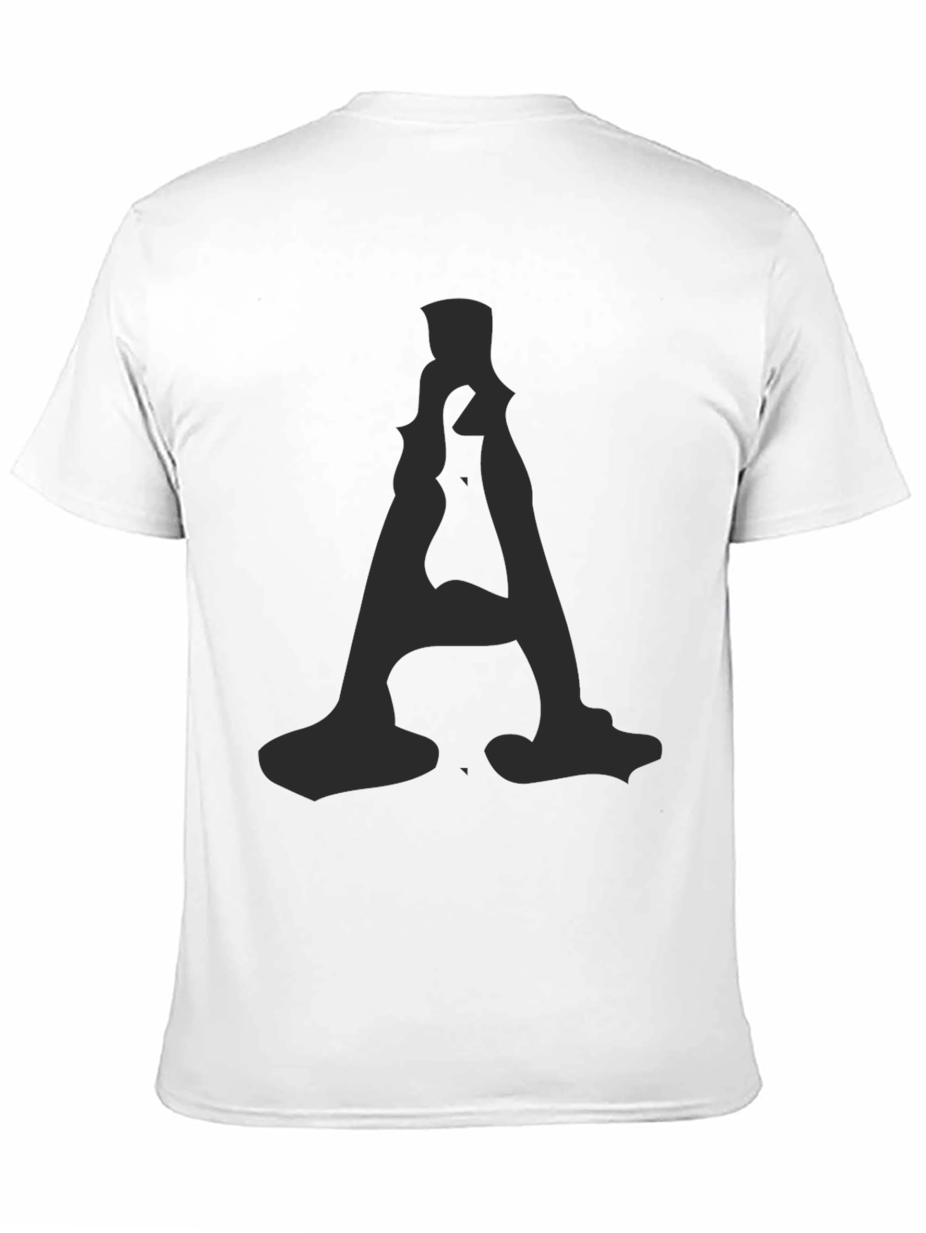 Mens Black T-Shirt with A Graphic Print