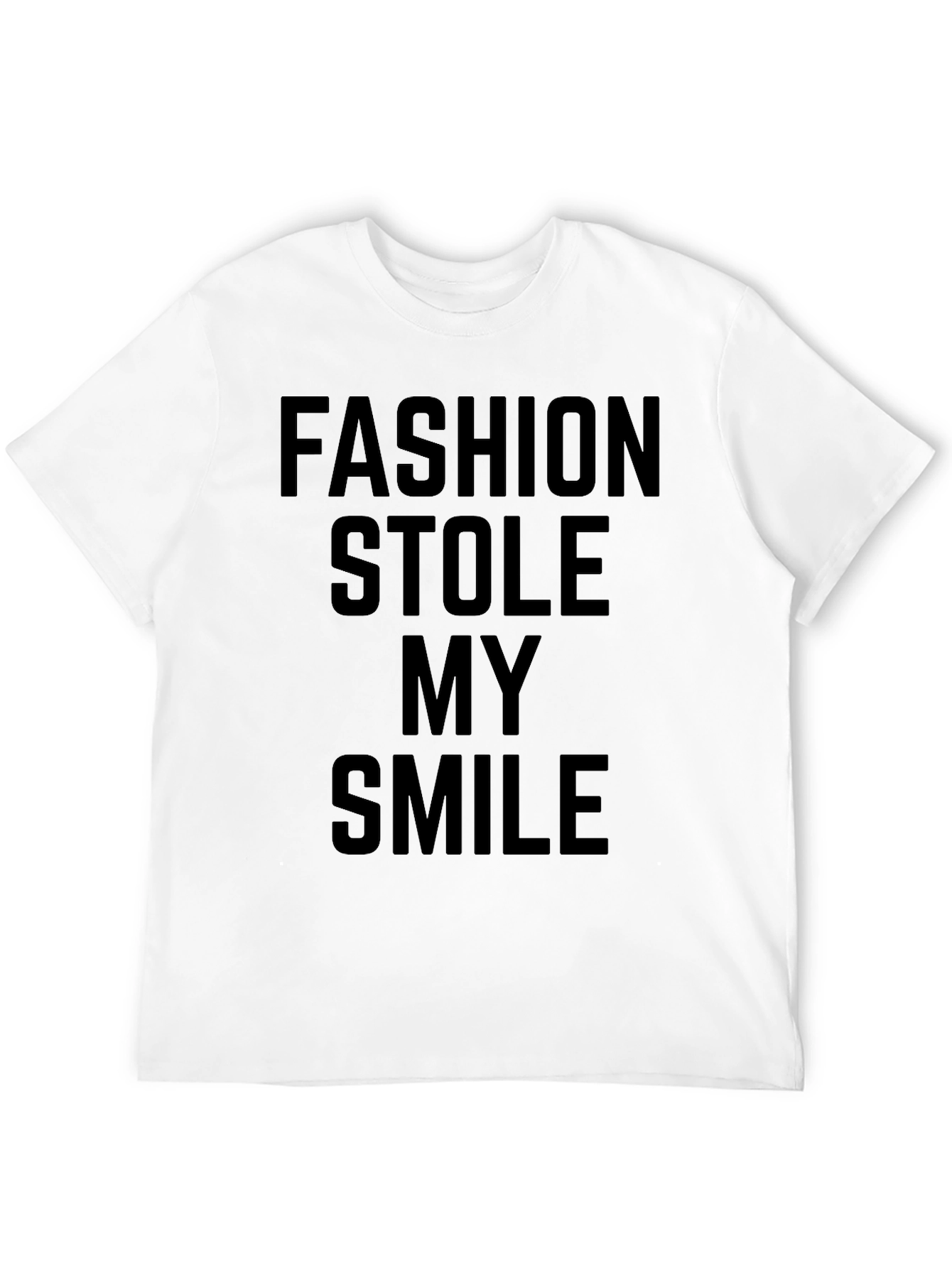 Fashion Stole My Smile Graphic T-Shirt