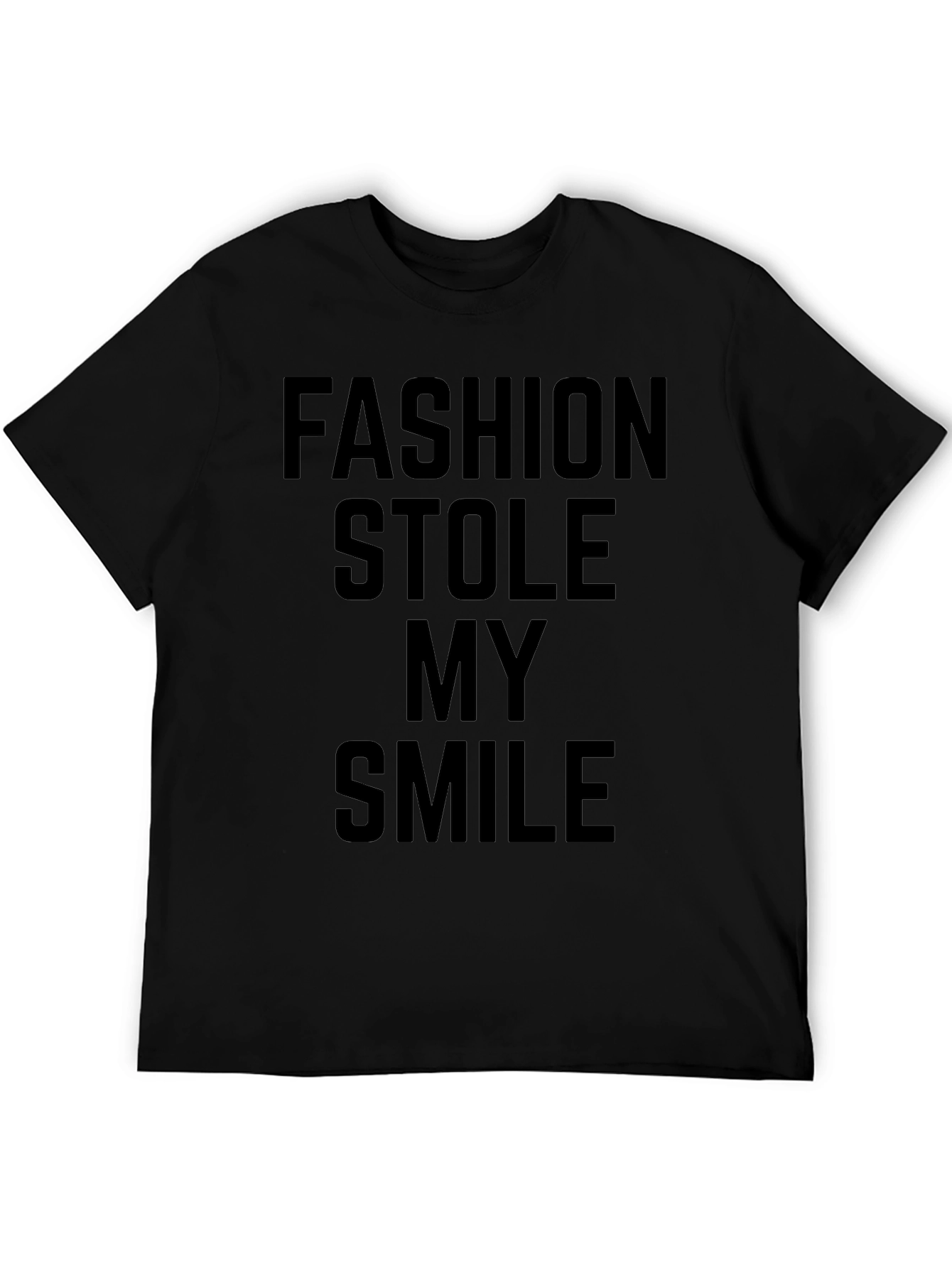 Fashion Stole My Smile Graphic T-Shirt