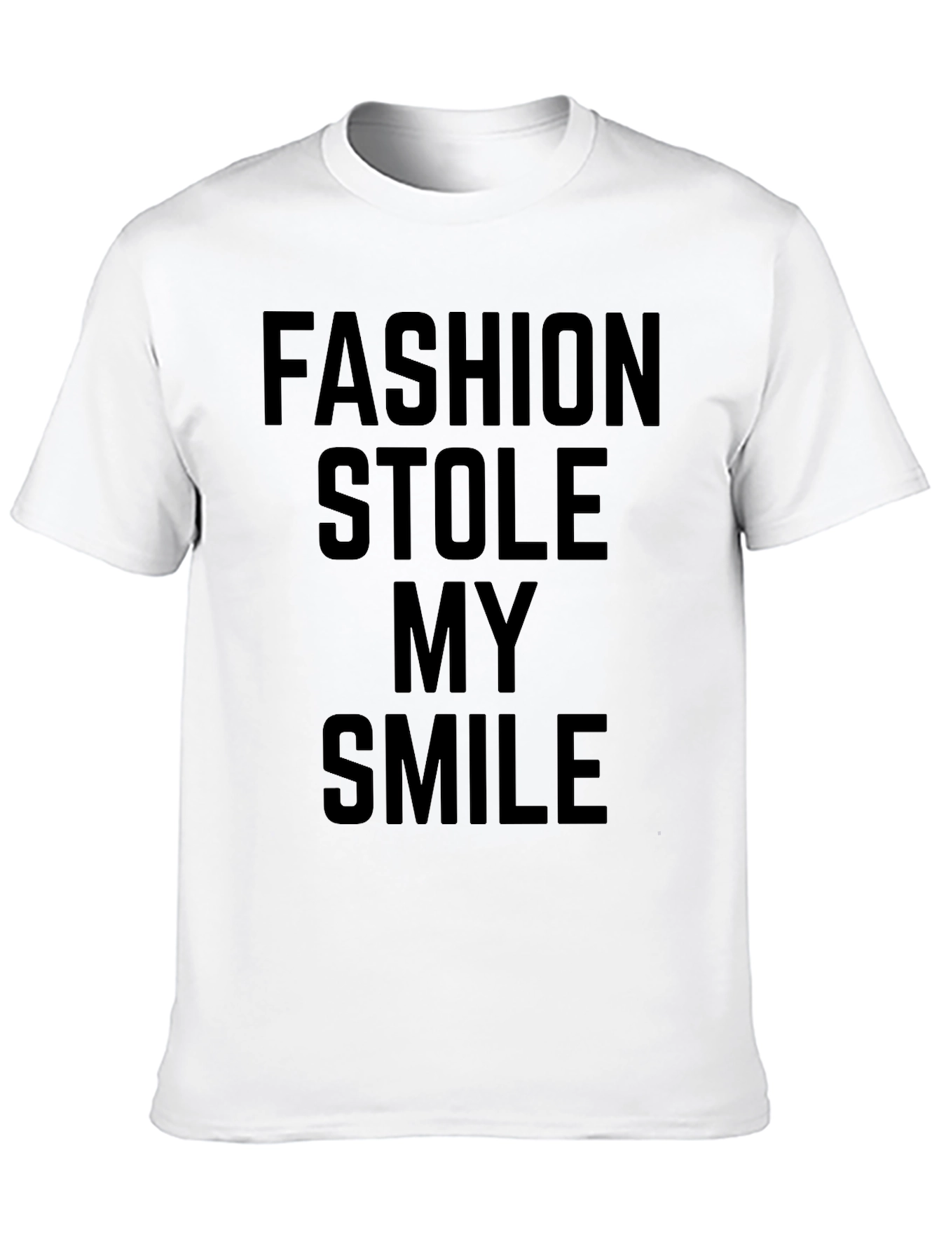 Fashion Stole My Smile Graphic T-Shirt