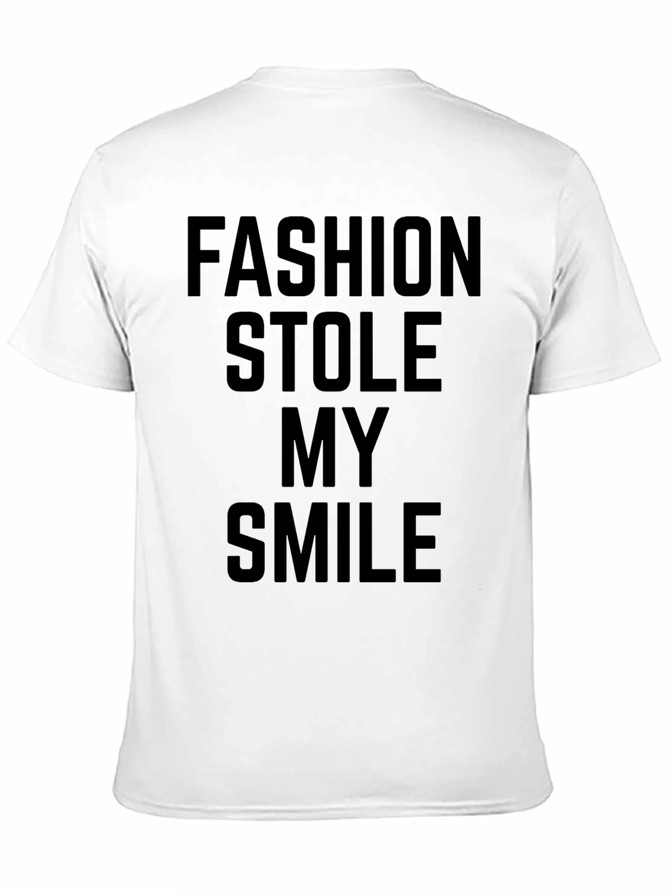 Fashion Stole My Smile Graphic T-Shirt