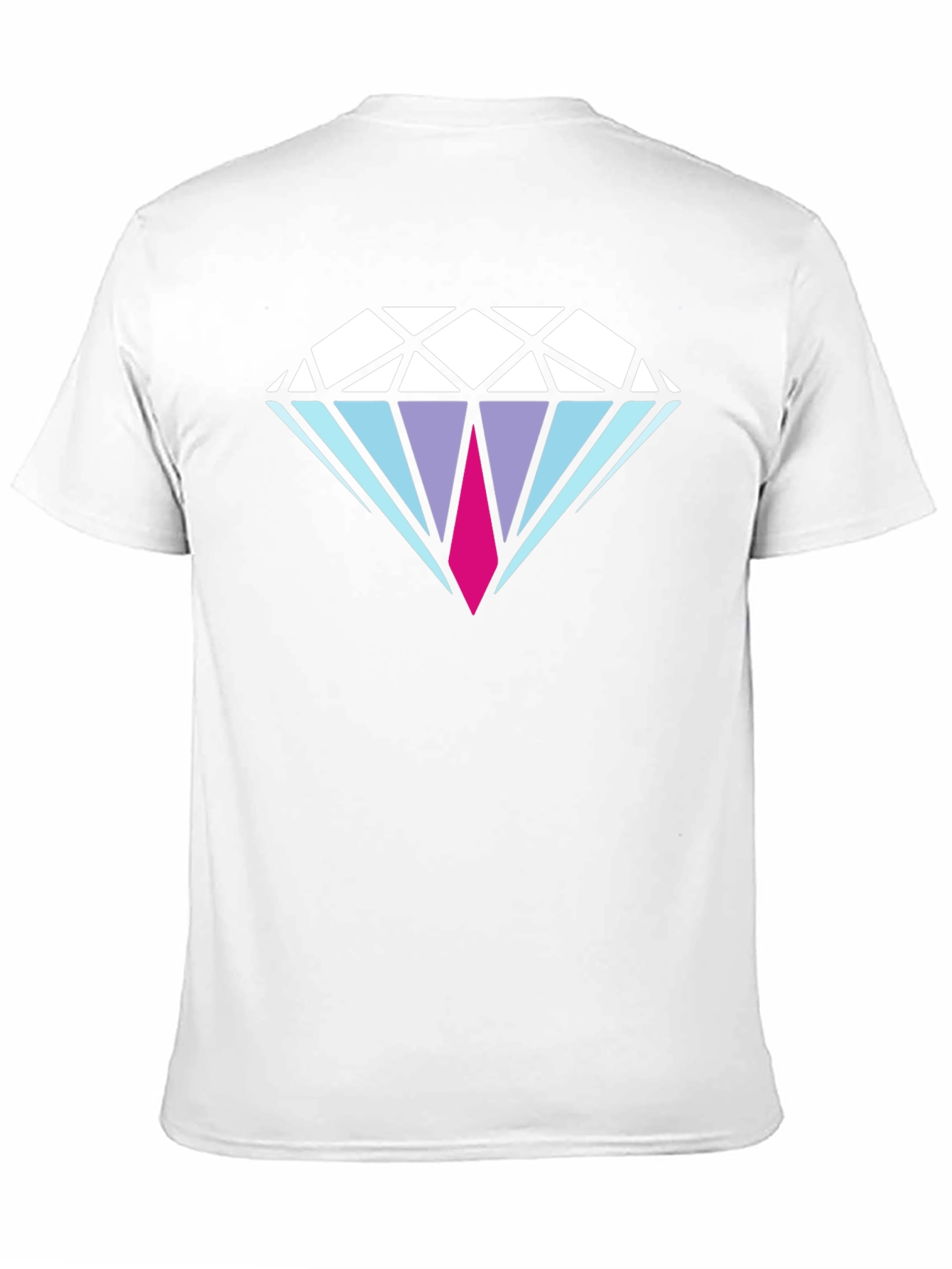 Diamond Graphic Mens Black T-Shirt