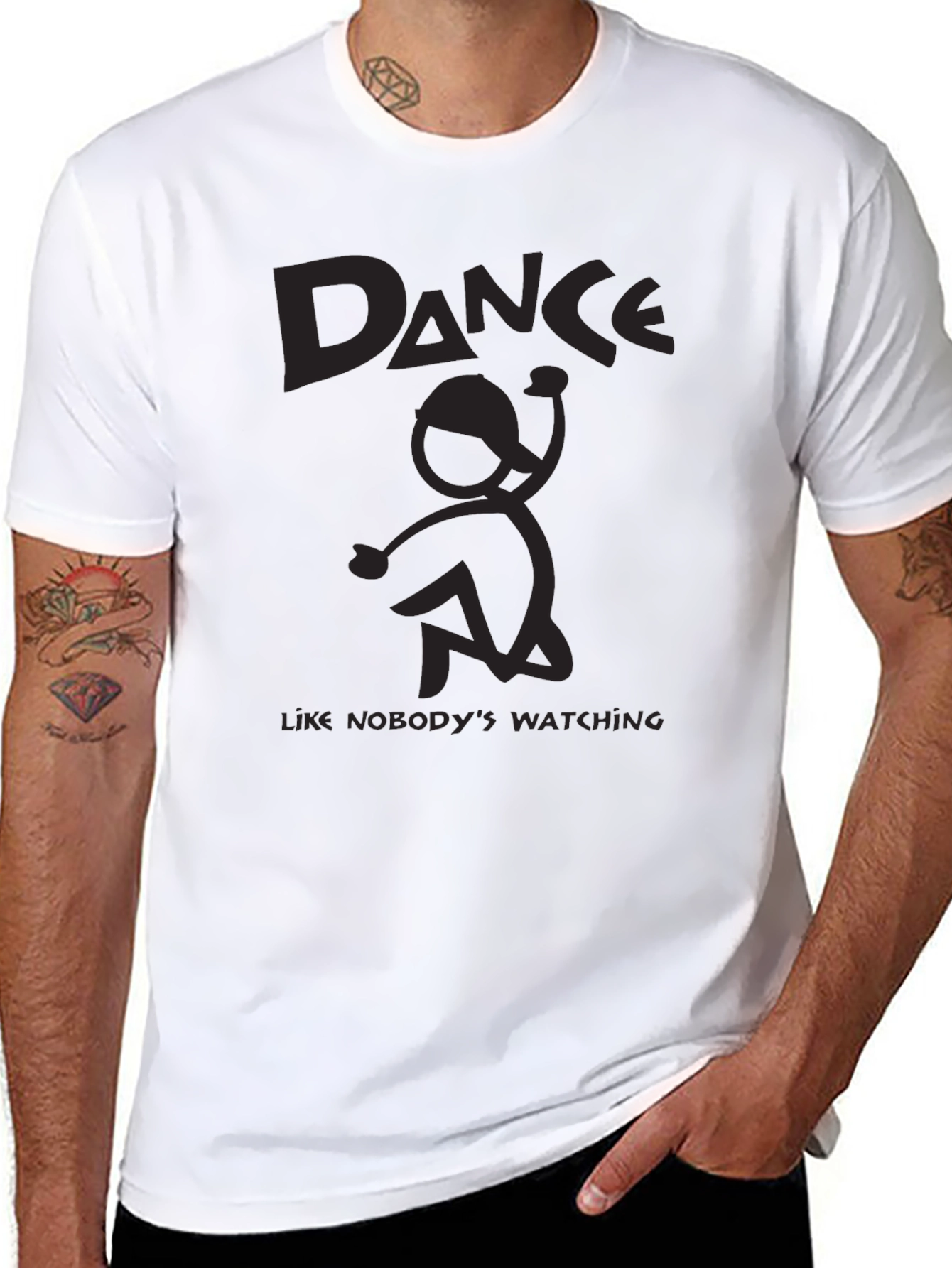 Dance Like Nobodys Watching Graphic Tee