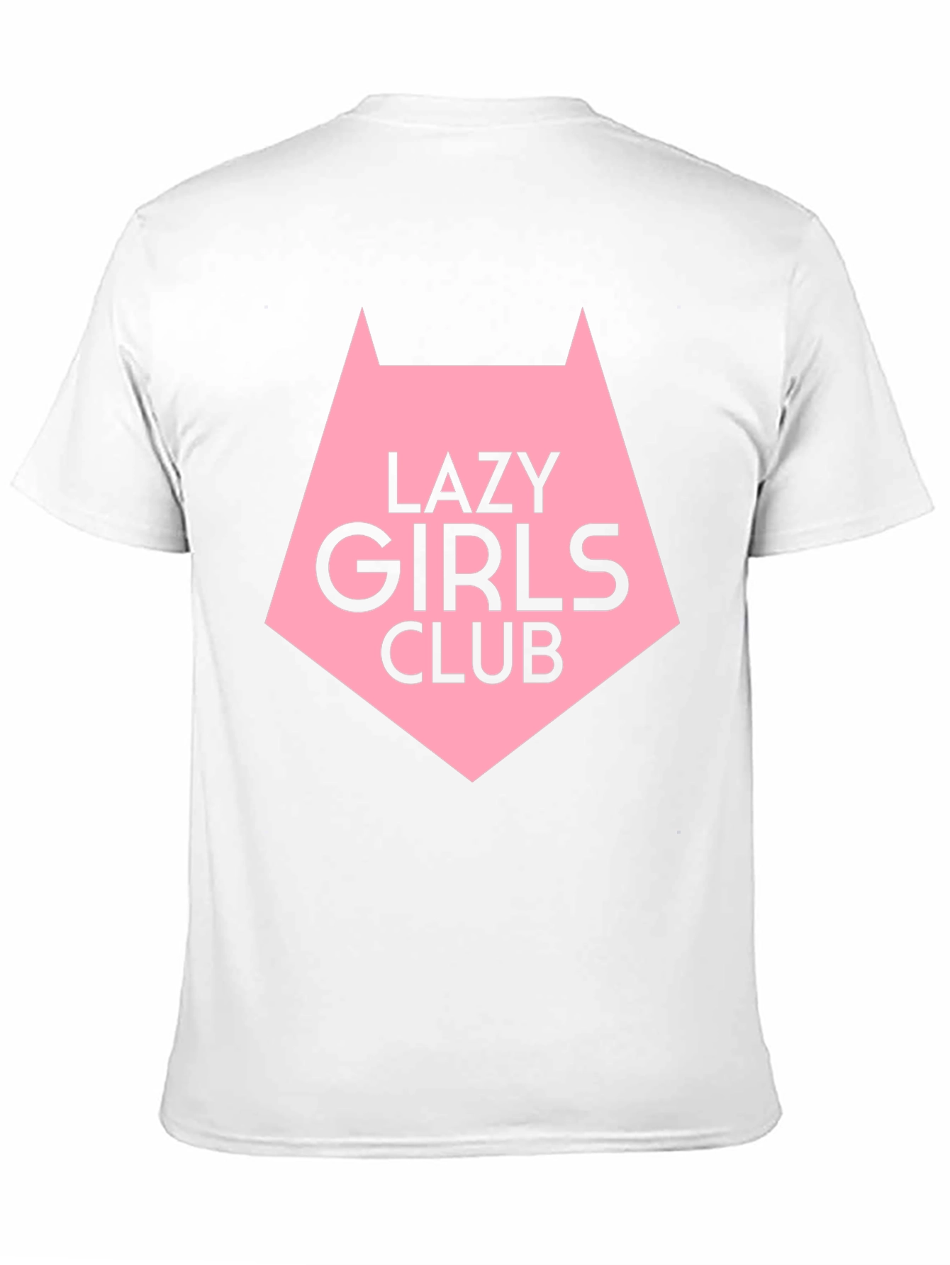 Lazy Girls Club Graphic Tee - Black Cotton T-Shirt
