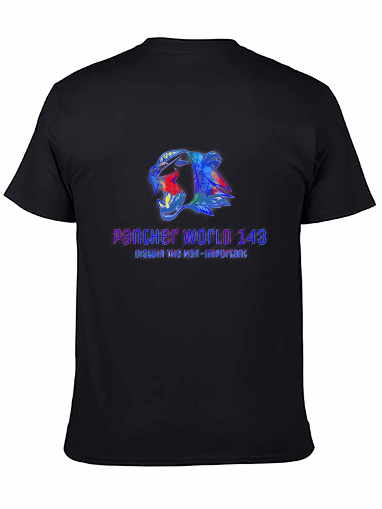 Panther World 143 Graphic Tee - Black