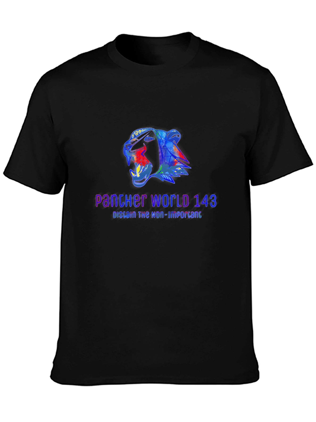 Panther World 143 Graphic Tee - Black