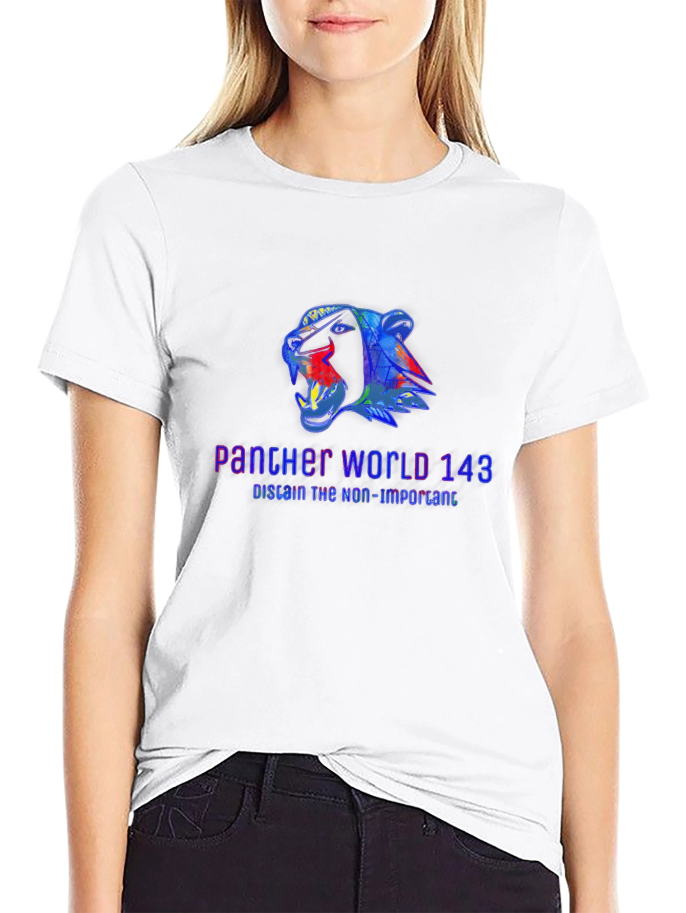 Panther World 143 Graphic Tee - Black