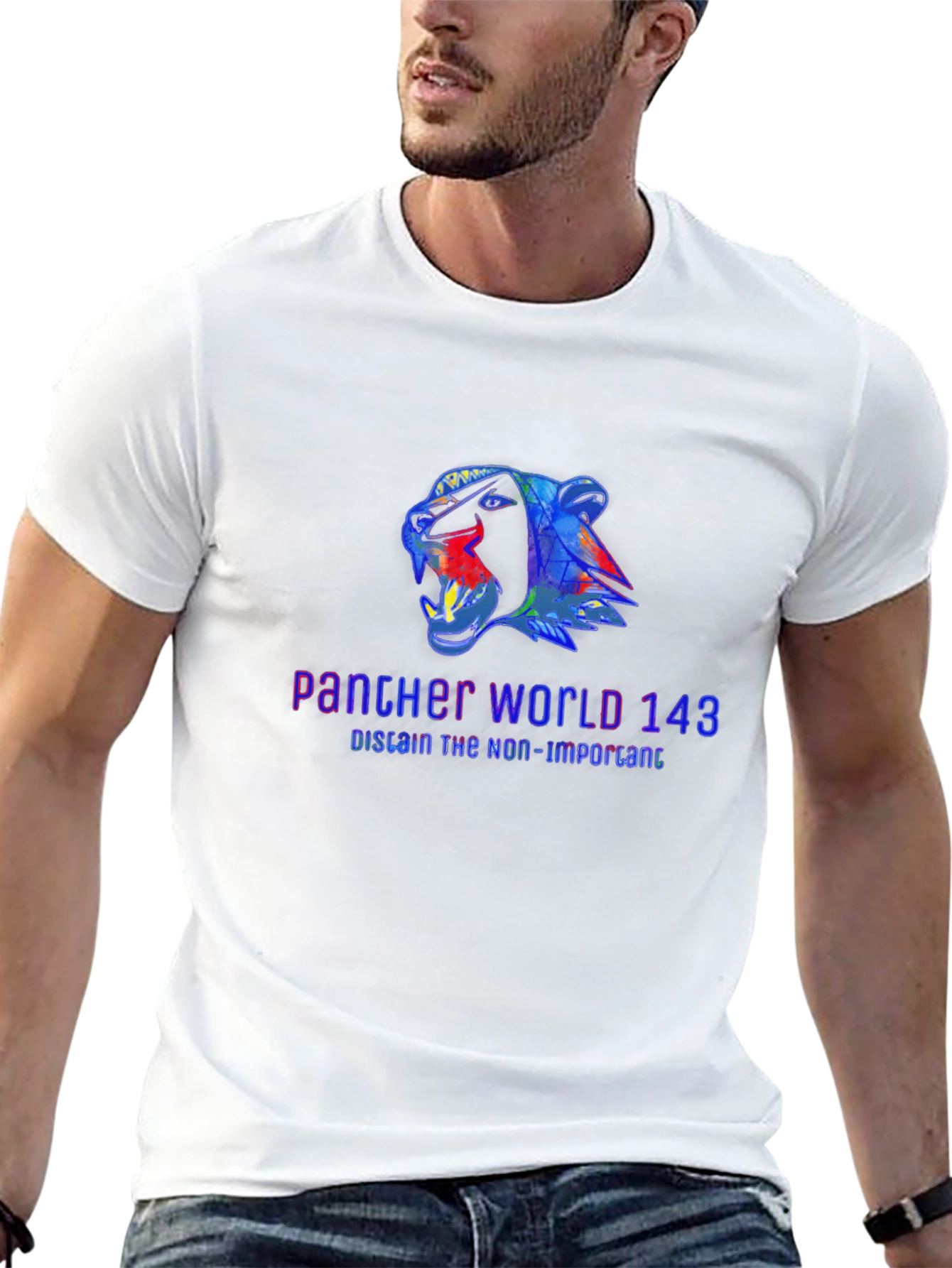 Panther World 143 Graphic Tee - Black