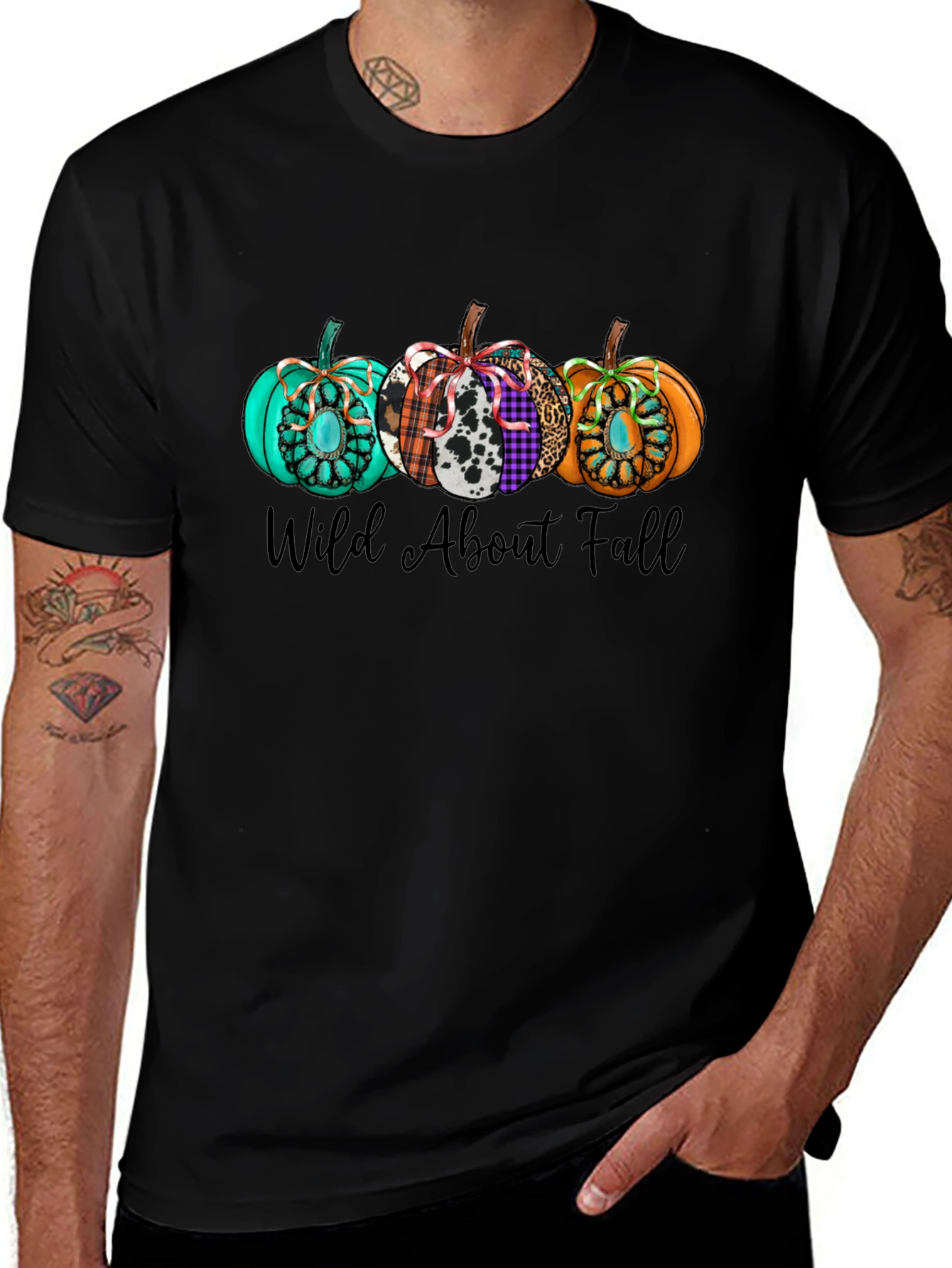 Wild About Fall Pumpkin Graphic Tee