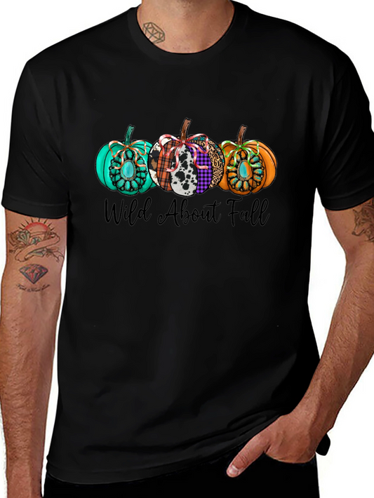 Wild About Fall Pumpkin Graphic Tee