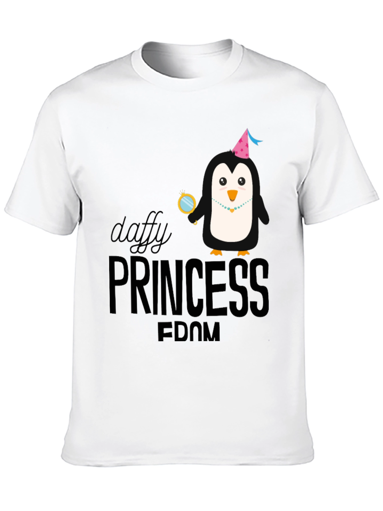 Daffy Princess Penguin Graphic T-Shirt