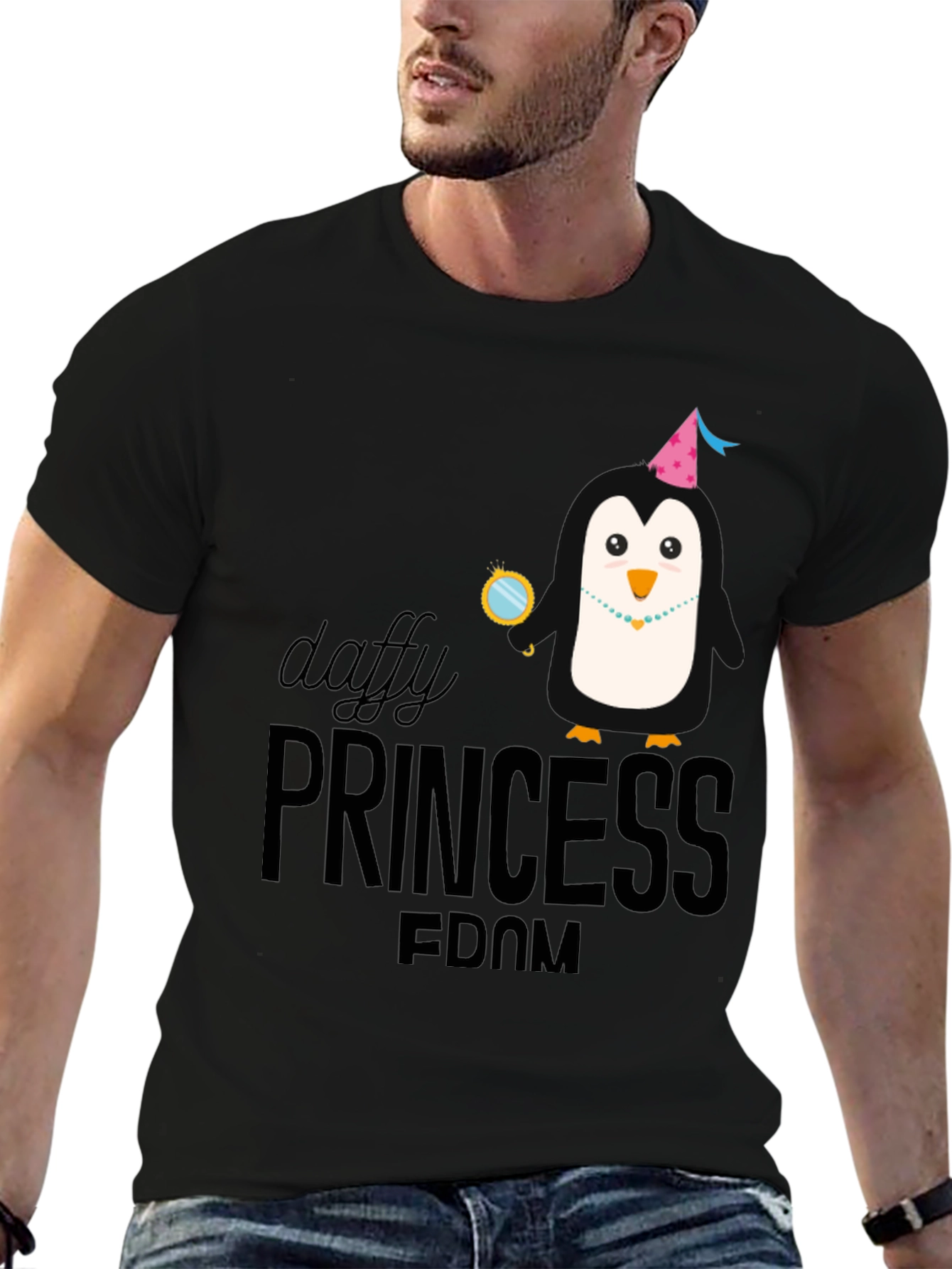 Daffy Princess Penguin Graphic T-Shirt