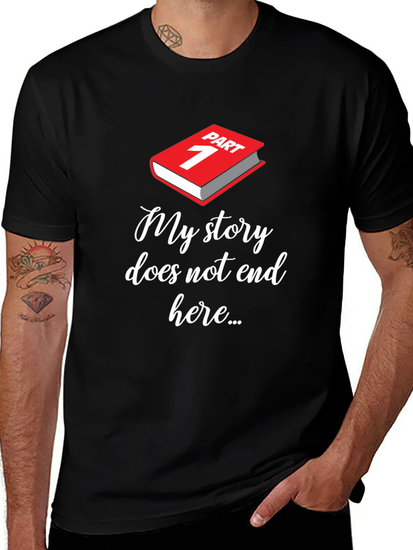 My Story Part 1 Black Graphic Tee