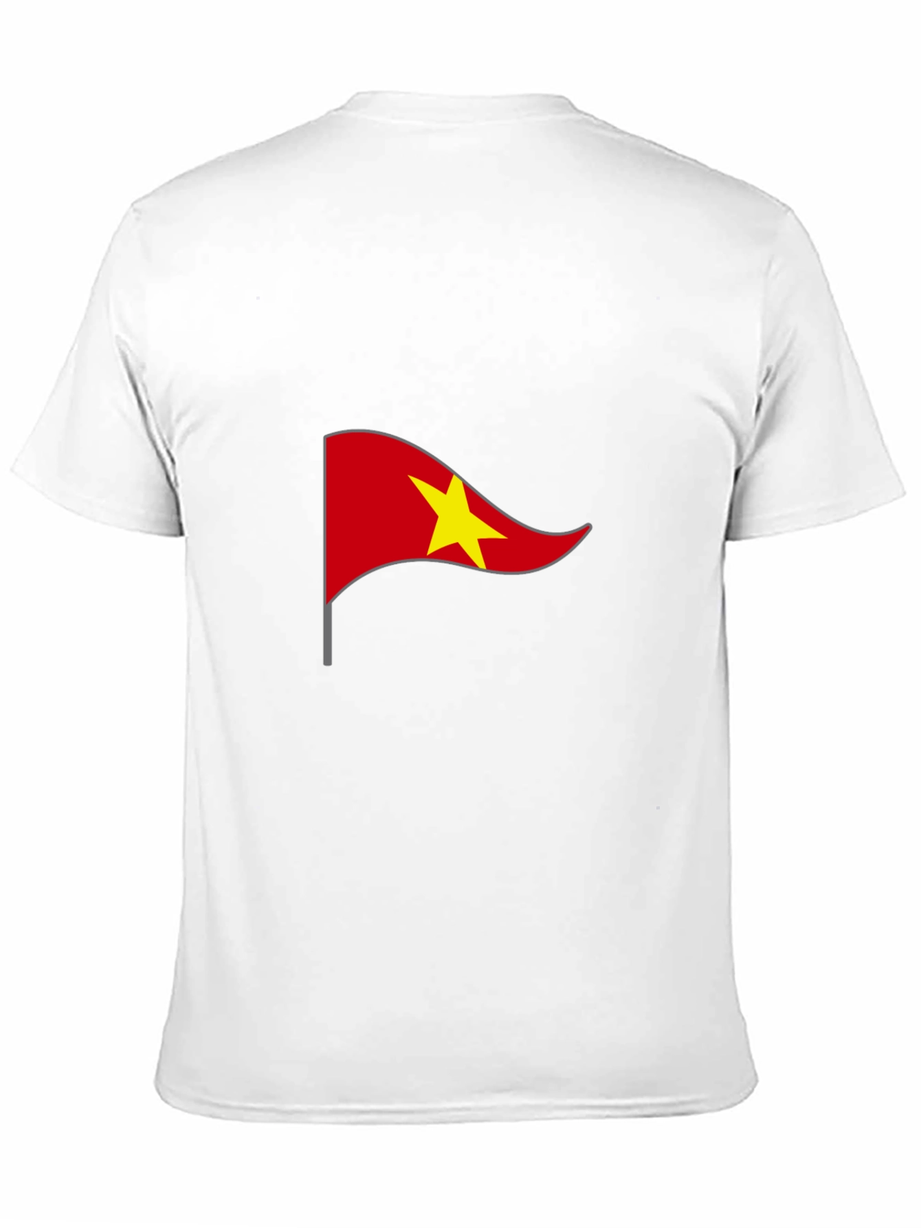 Vietnam Flag Graphic Tee - Black Casual T-Shirt