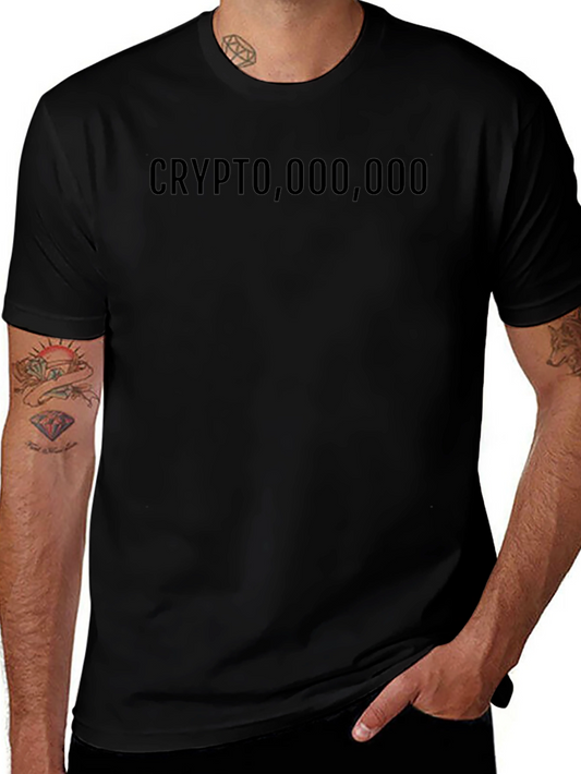Crypto Millionaire Black T-Shirt