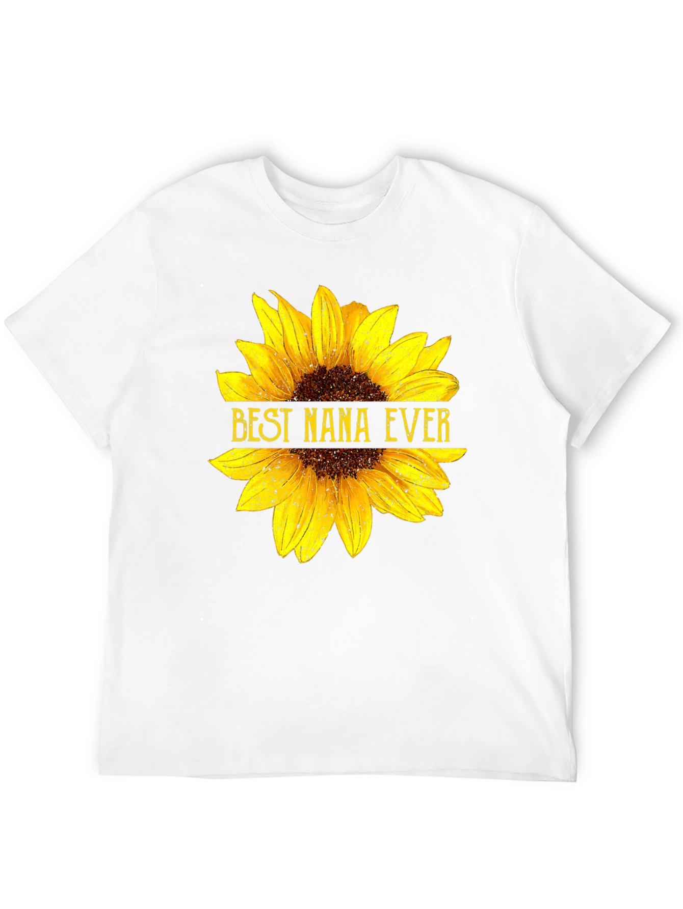 Best Nana Ever Sunflower Graphic T-Shirt