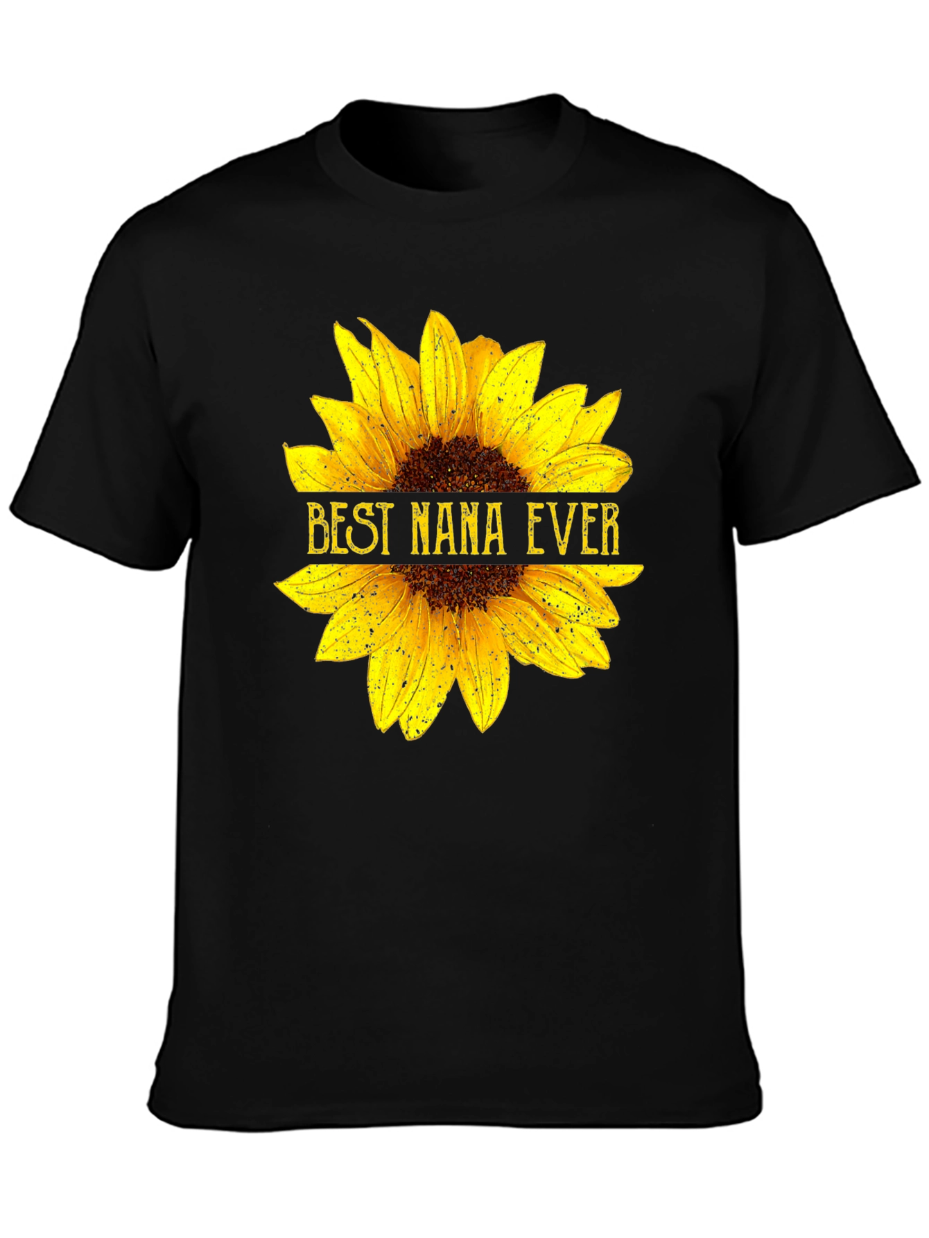 Best Nana Ever Sunflower Graphic T-Shirt