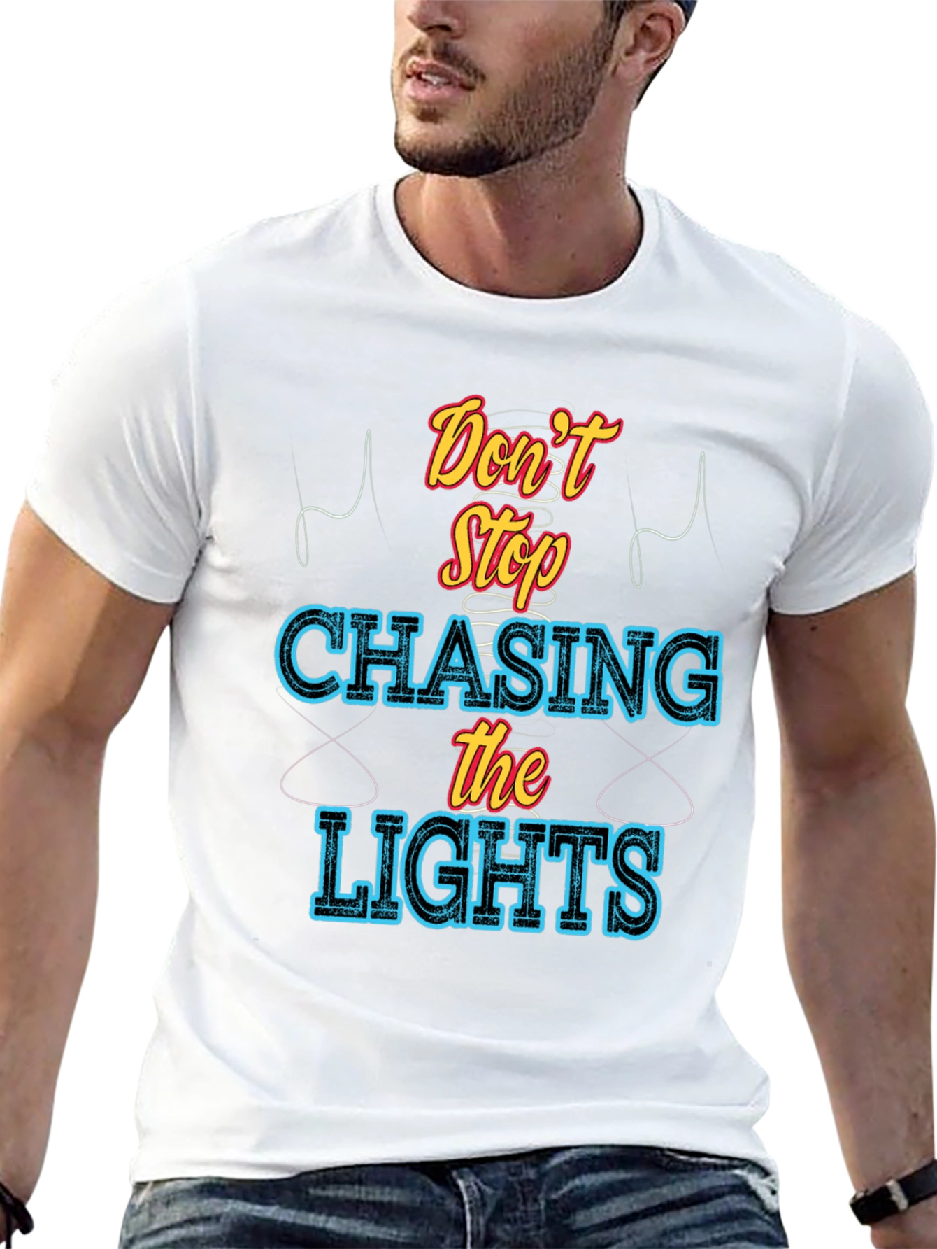 Dont Stop Chasing the Lights Graphic Tee